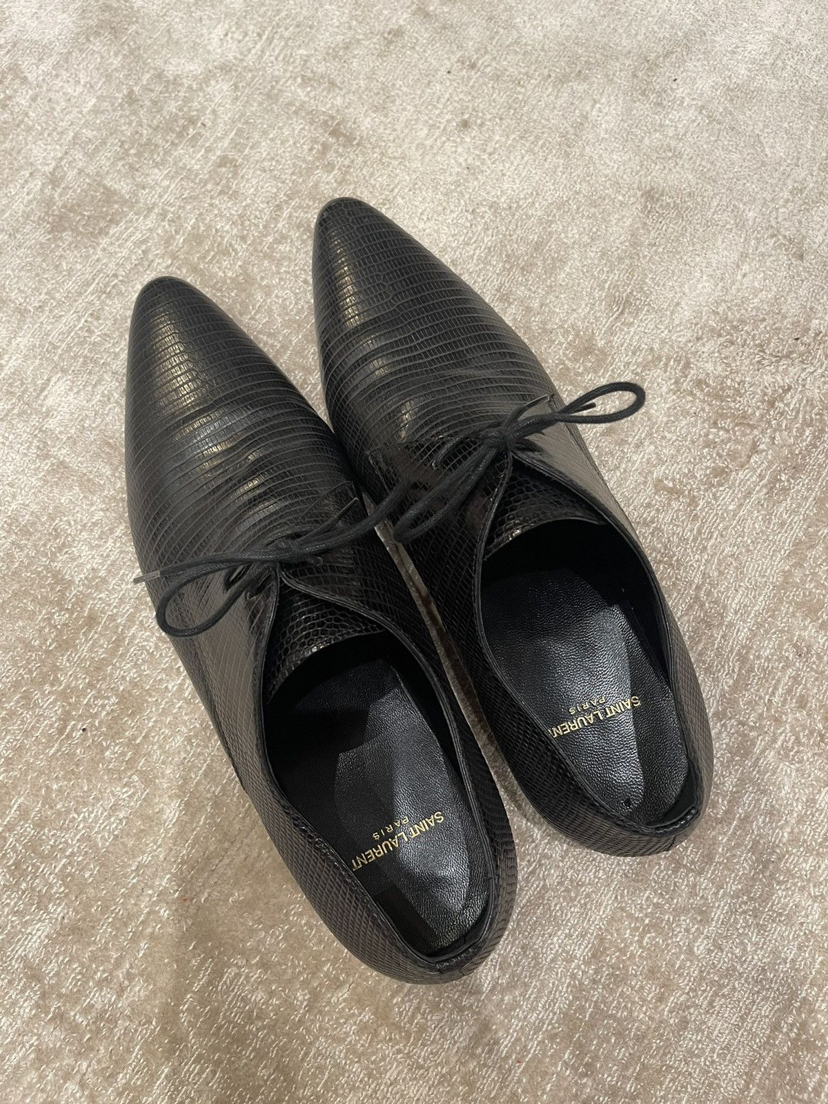 Hedi Slimane × Saint Laurent Paris FW 2017 derbies / palladium Size US 10 / EU 43 - 3 Thumbnail