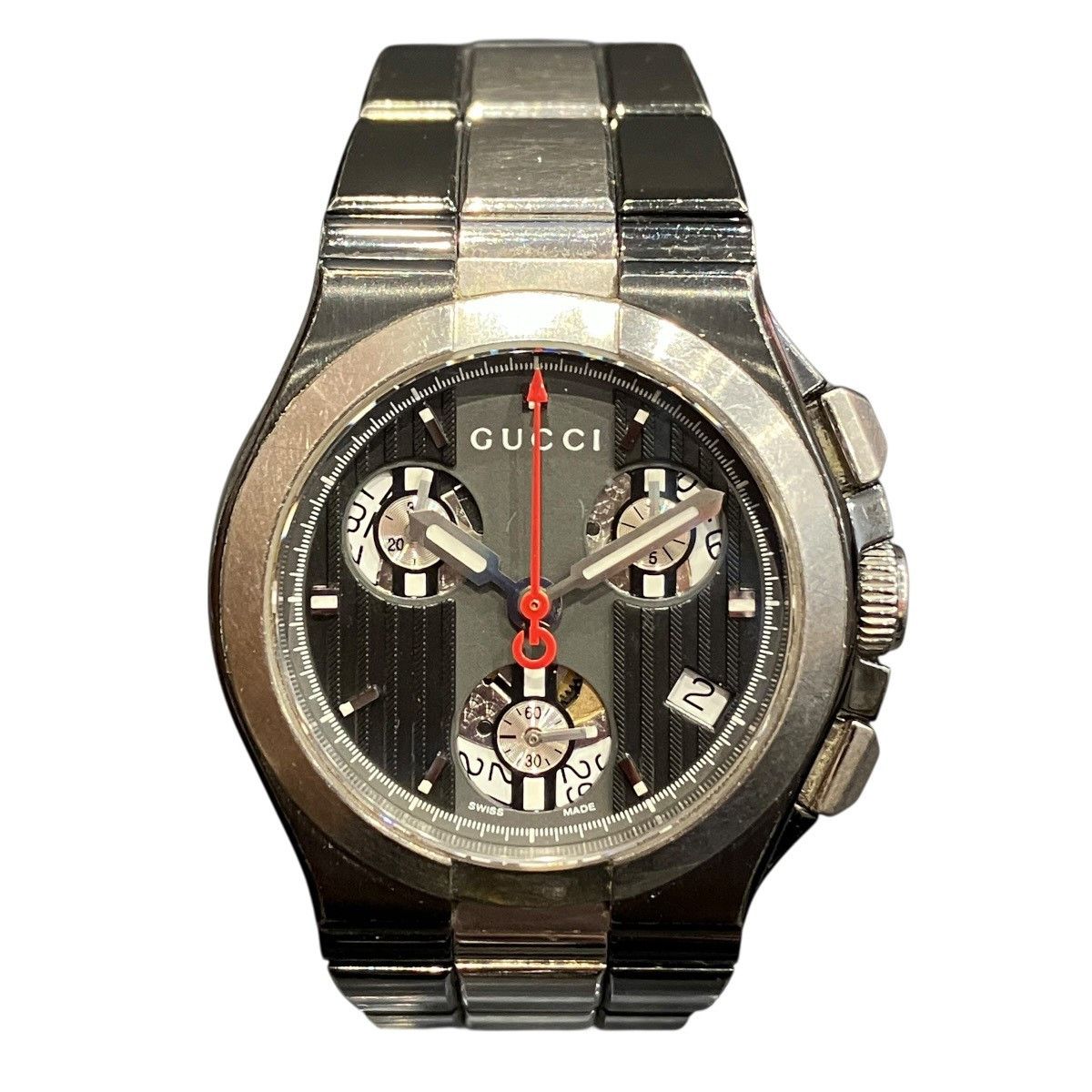 Gucci Gucci Gucci Titanium Quartz Wristwatch Metal Quartz 124.4 DUTY FREE for USA Size ONE SIZE - 1 Thumbnail