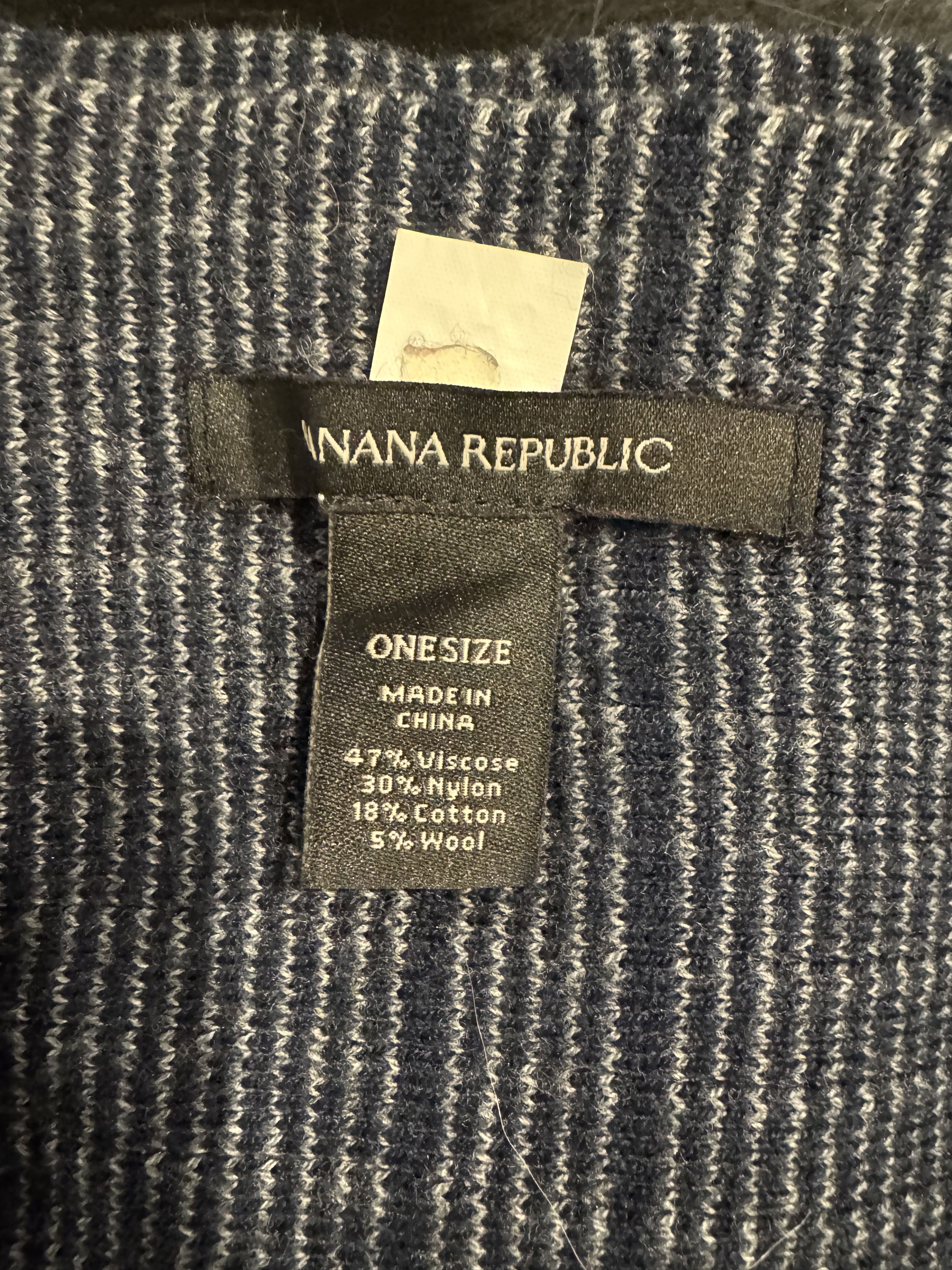 Banana Republic Banana Republic Nylon, Cotton and Wool Scarf Size ONE SIZE - 1 Thumbnail