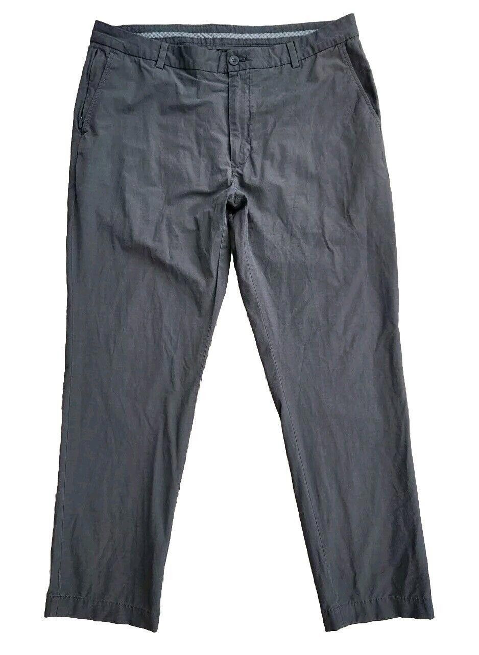Designer Jim Nantz Vinyard Vines Pants Mens 38 X 30 Grey Golf Size US 38 / EU 54 - 1 Thumbnail