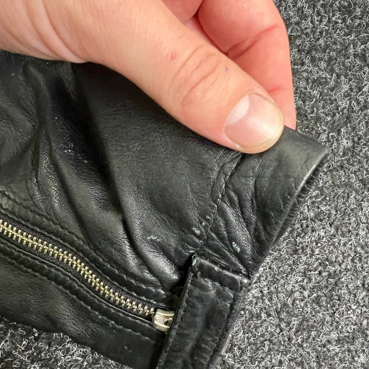 Allsaints Allsaints leather jacket biker luxury Avan gard motorcycle Size L / US 10 / IT 46 - 8 Thumbnail