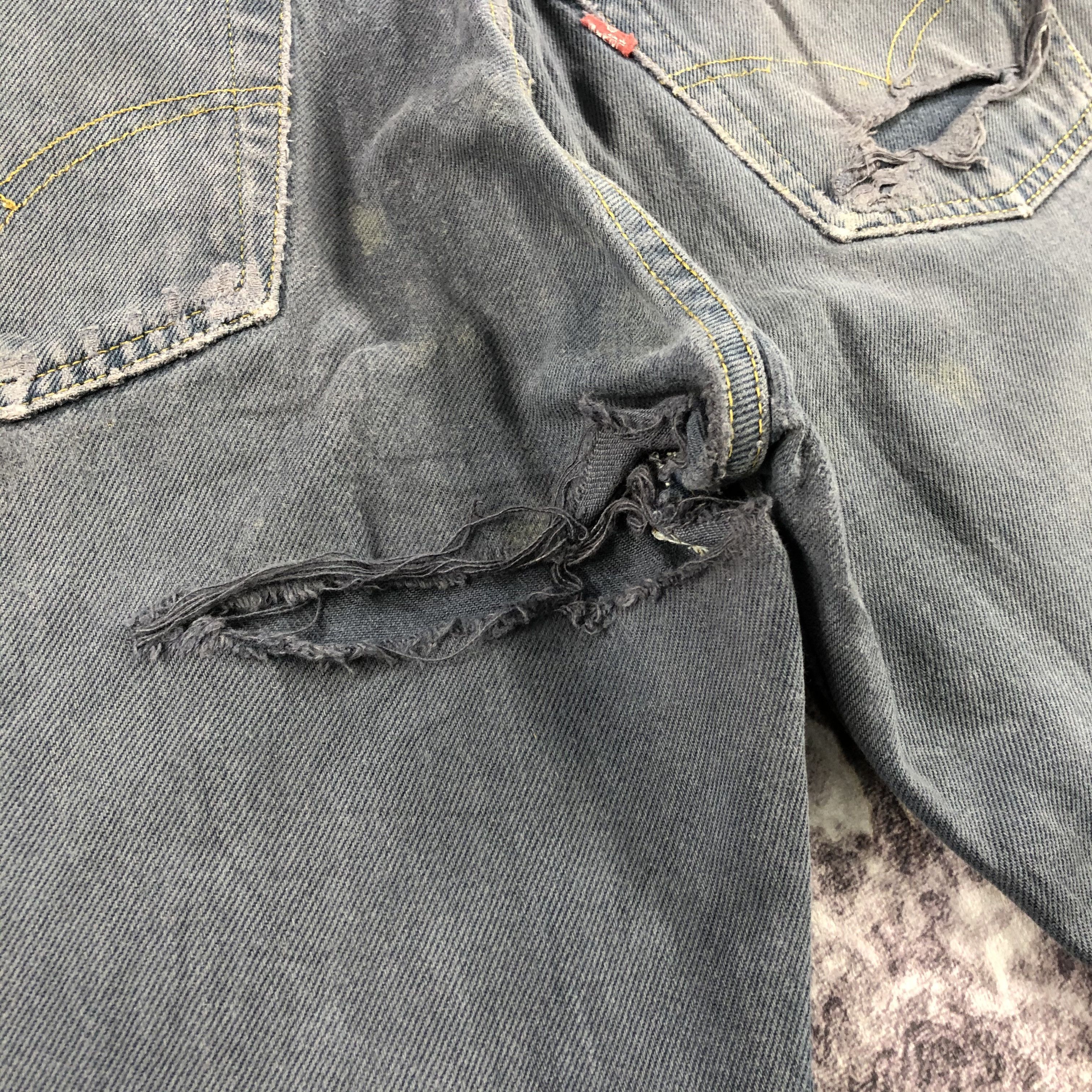 Levi's Vintage 90s Levis 501 Faded Black Jeans-JM2418 Size US 31 - 6 Thumbnail