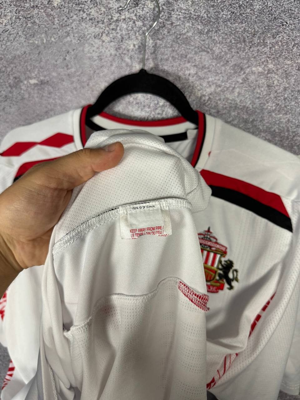 Umbro Sunderland Away Footbal Shirt 2007/08 Umbro Jersey Size US XL / EU 56 / 4 - 12 Thumbnail