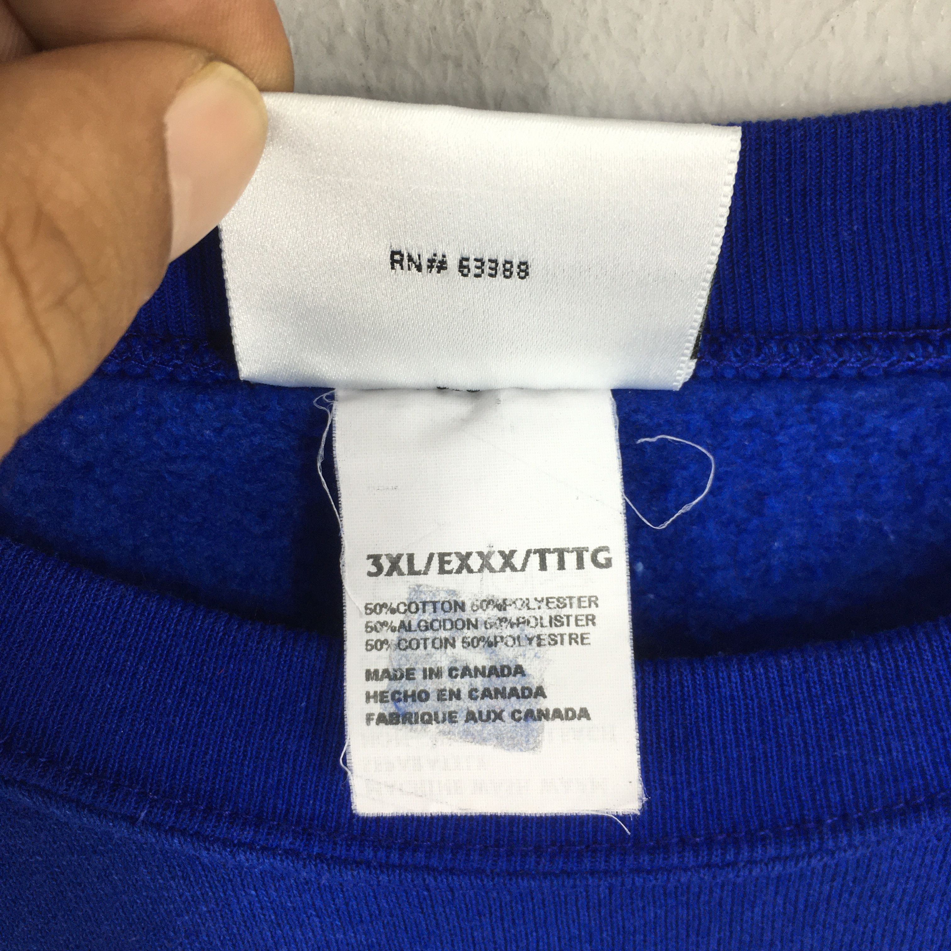 Puma Vintage Nova Scotia Canada Blue Sweatshirt 3XLarge Size US XXL / EU 58 / 5 - 6 Thumbnail