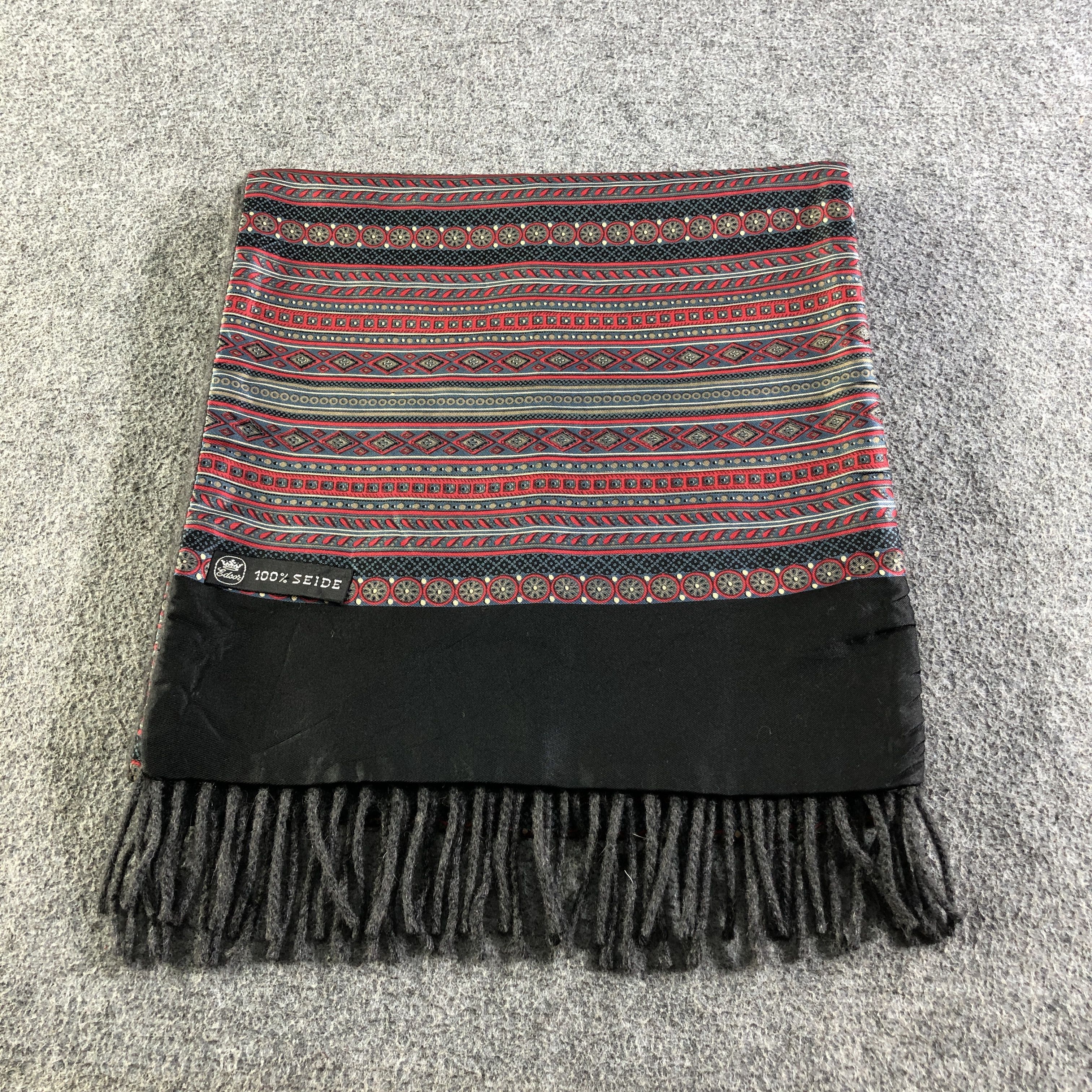 Vintage Luxury Design Silk/Cashmere Scarf Muffler Neckwear V2811 Size ONE SIZE - 3 Thumbnail