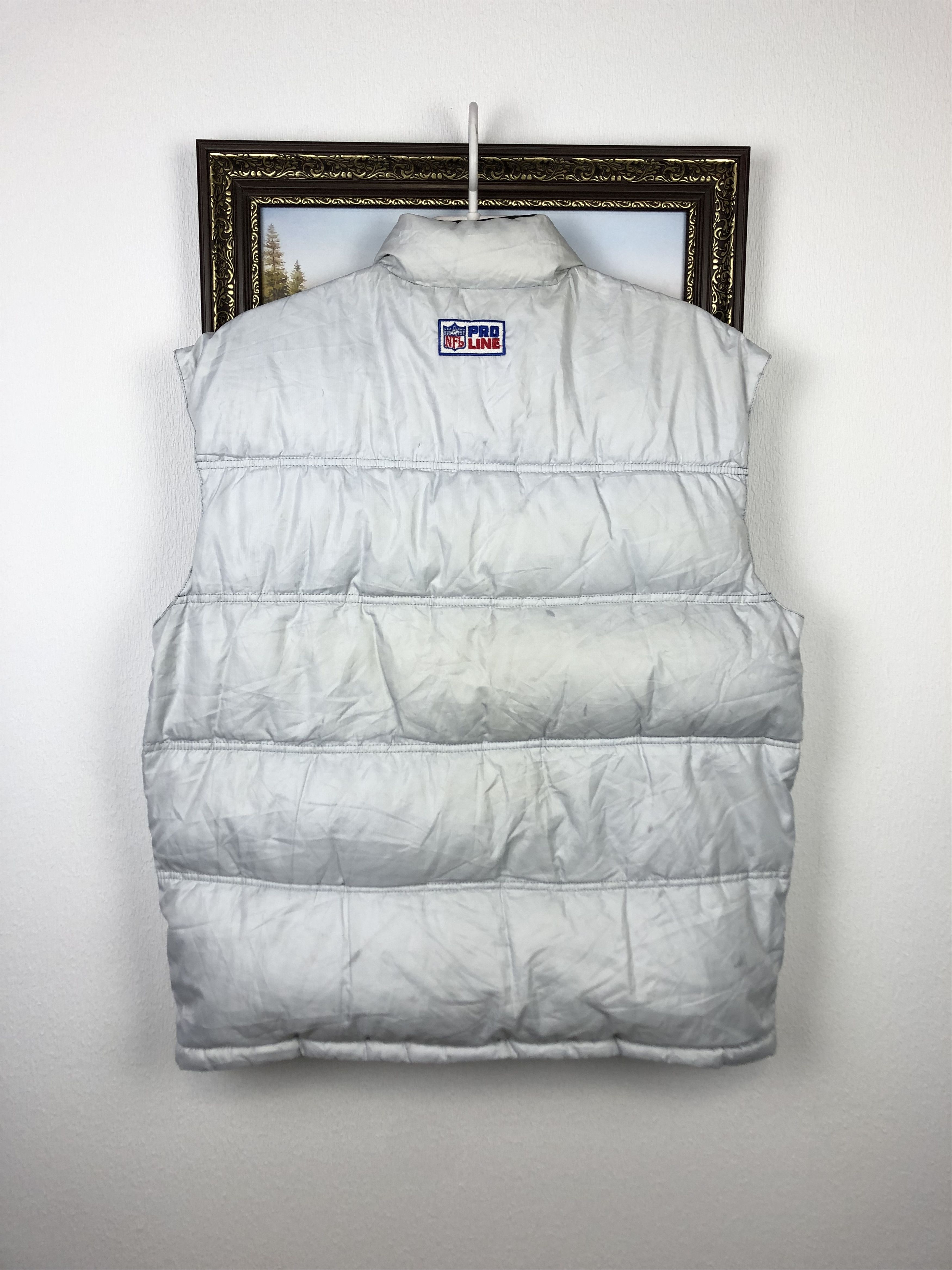 Nike Vintage Pro Line Nike Oakland Raiders Puffer Vest Two Sided Size US L / EU 52-54 / 3 - 13 Thumbnail