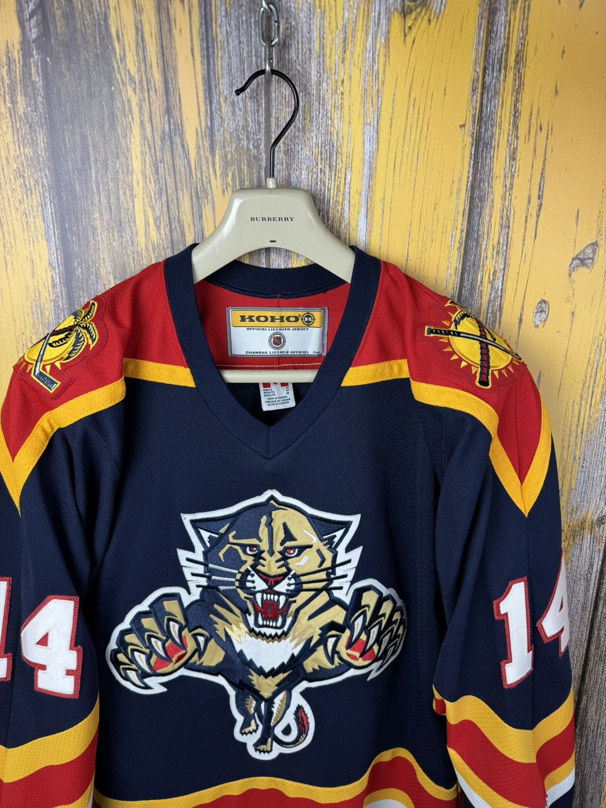 Koho KONO Florida Panthers Broken Stick #14 Hockey T-shirt Size US M / EU 48-50 / 2 - 8 Thumbnail