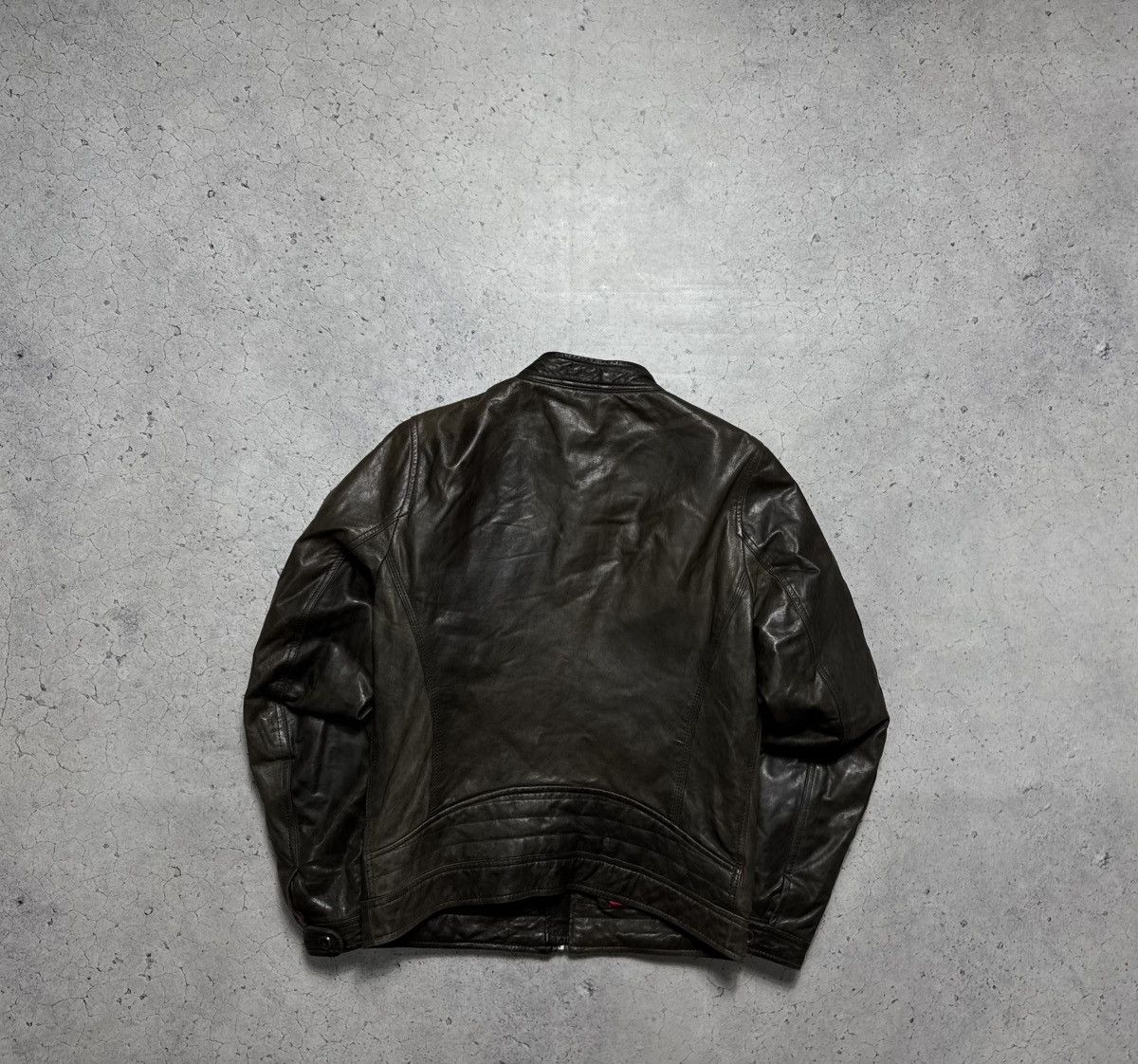 Diesel Diesel Women’s Vintage Leather Jacket Bike Rare Size XL / US 12-14 / IT 48-50 - 12 Thumbnail