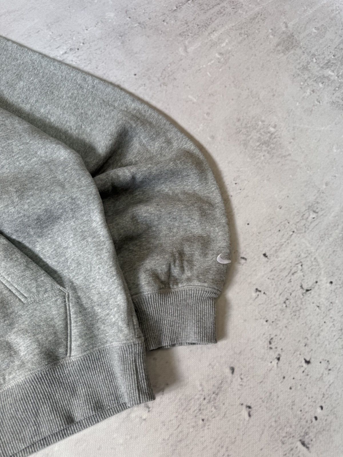 Nike × Vintage NIKE VINTAGE 00s y2k OVERSIZE BAGGY ZIP HOODIE CENTER LOGO Size US L / EU 52-54 / 3 - 4 Thumbnail