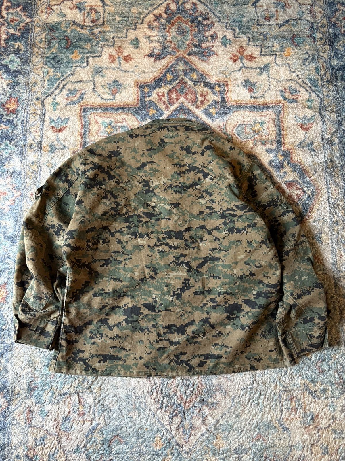 Vintage Vintage Military Digital Camo Slant Pocket Button-up Jacket Size US L / EU 52-54 / 3 - 2 Thumbnail