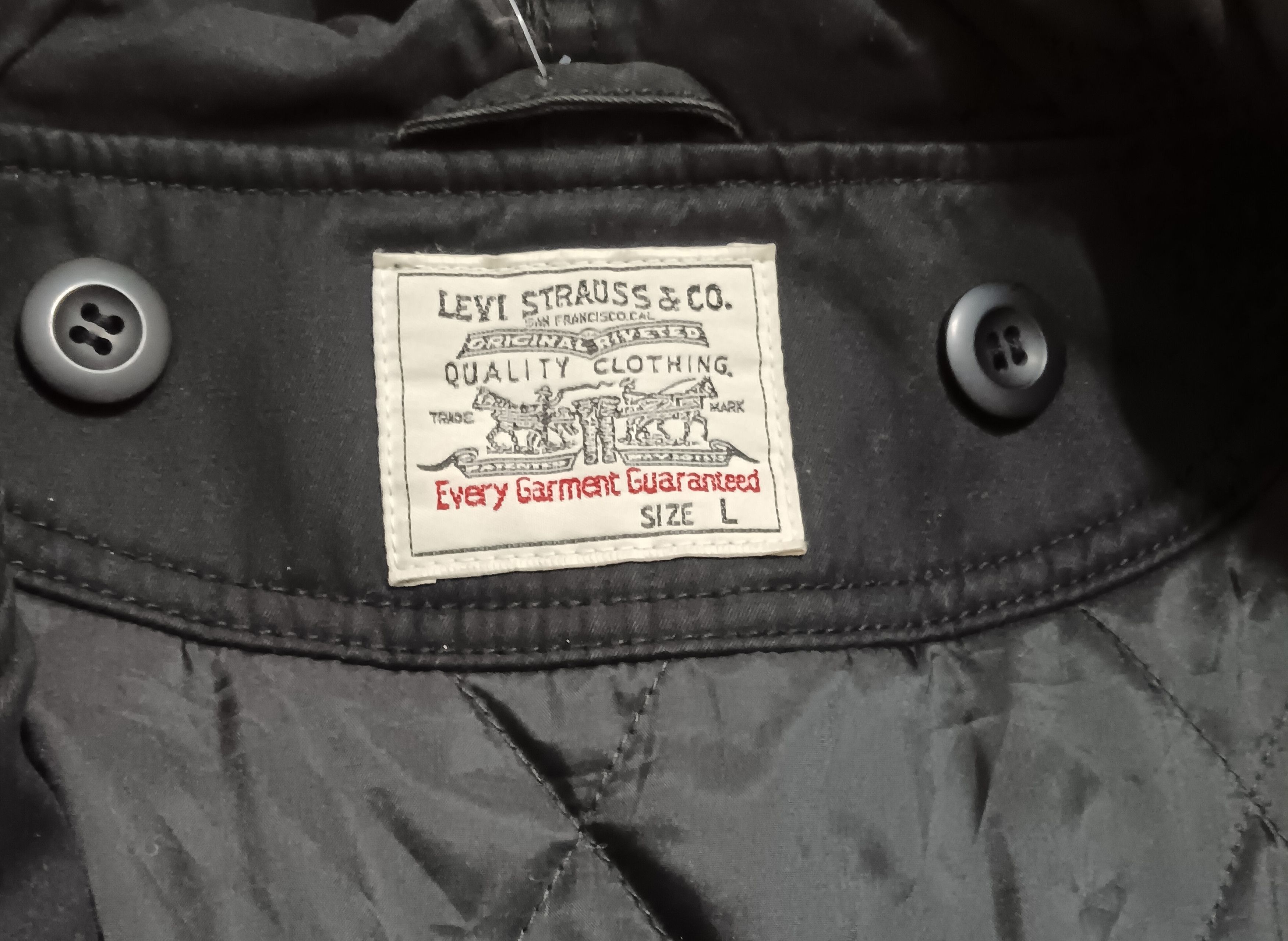 Levi's LEVIS PUFFER HOODED TRENCH JACKET Size L / US 10 / IT 46 - 2 Thumbnail