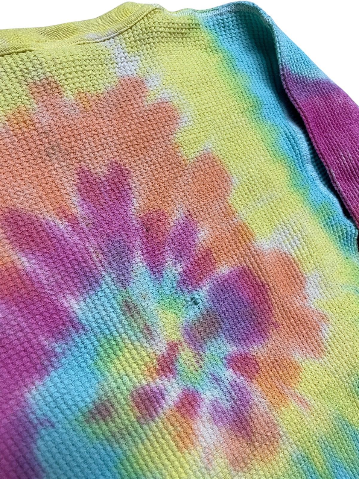 Vintage 1999 Grateful Dead Thermal L/S Tiedye T-Shirt