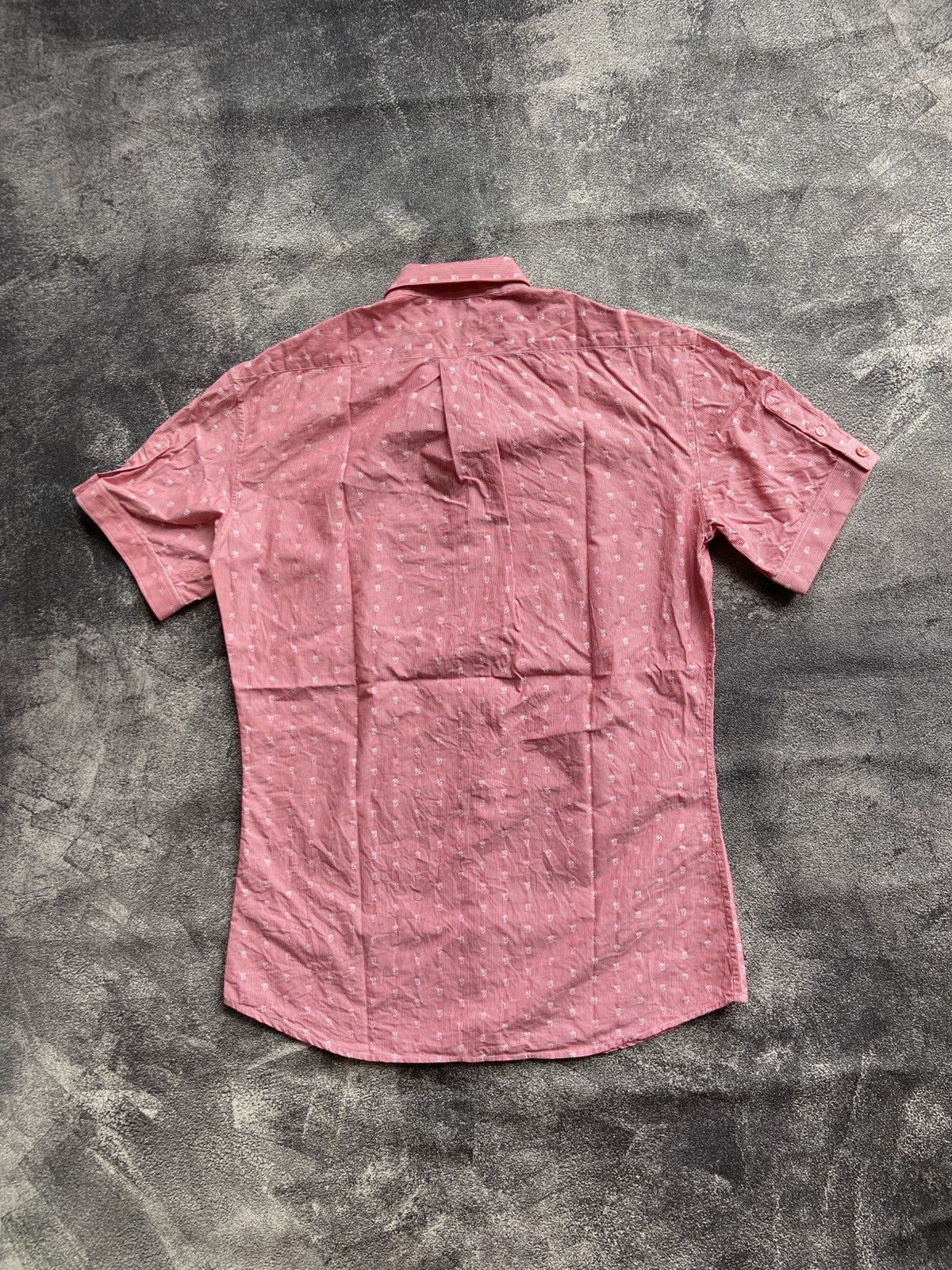 Alexander McQueen Alexander McQueen Skull Pink Pattern Shirt Short Sleeve Size US M / EU 48-50 / 2 - 8 Thumbnail