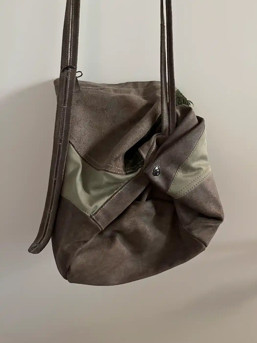 KIKO KOSTADINOV OREN BAG MEDIUM KAHI SUEDE AW22
