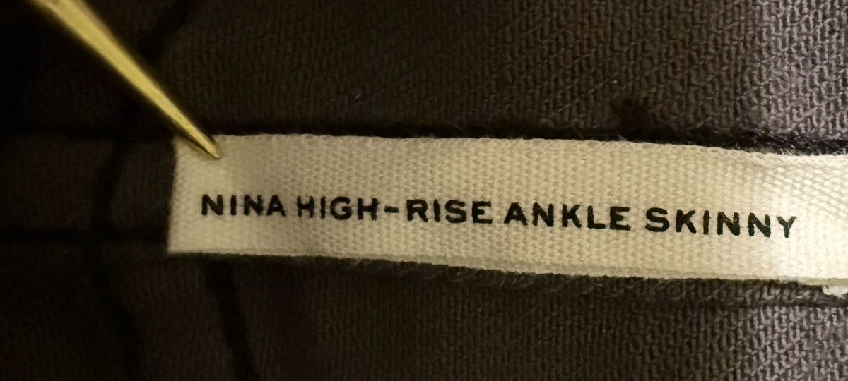 Rag & Bone Rag & Bone Nina Coated Black High-Rise Ankle Skinny Jean Size 27" / US 4 / IT 40 - 5 Thumbnail