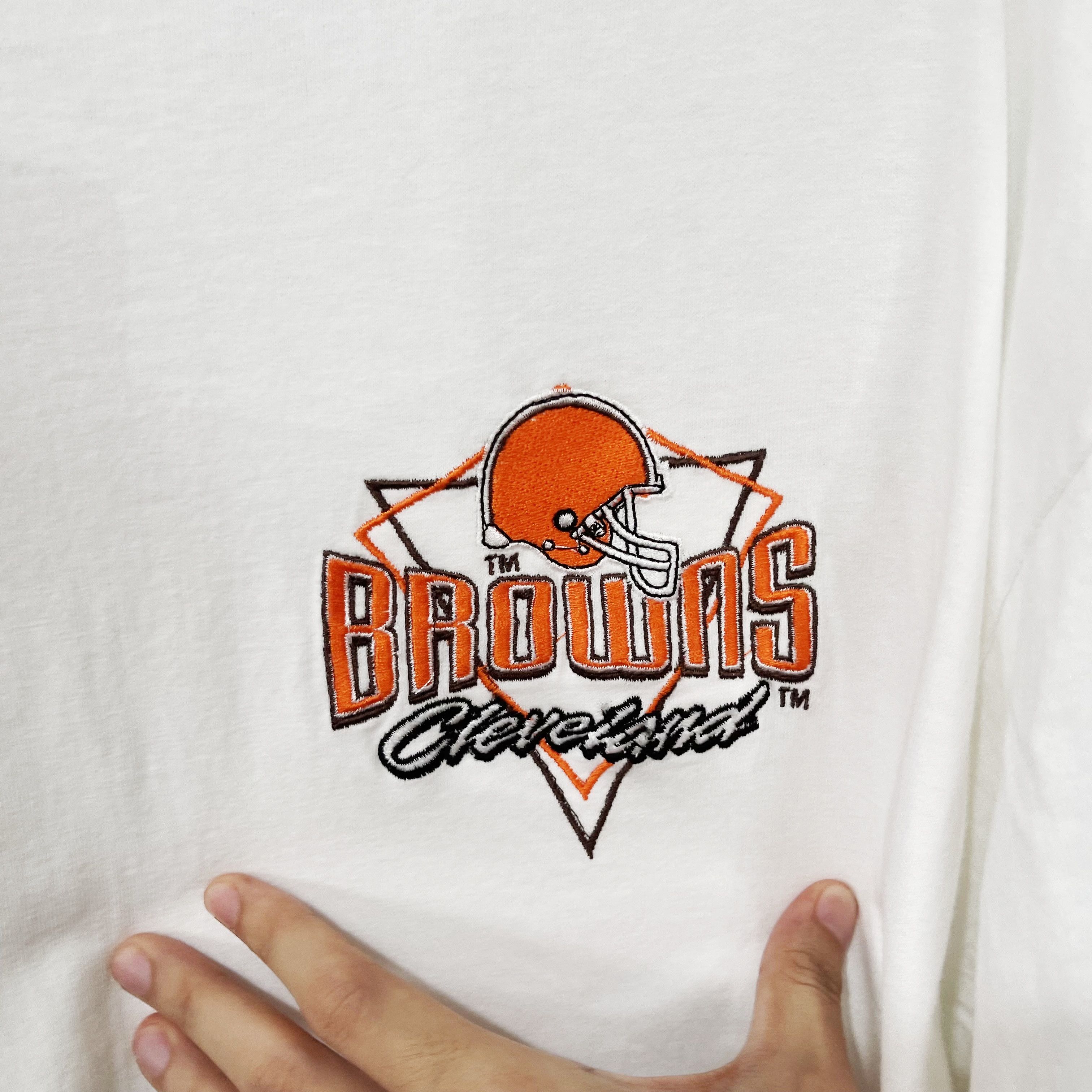NFL Vintage 90s Cleveland Browns Long Sleeve Size US L / EU 52-54 / 3 - 2 Thumbnail