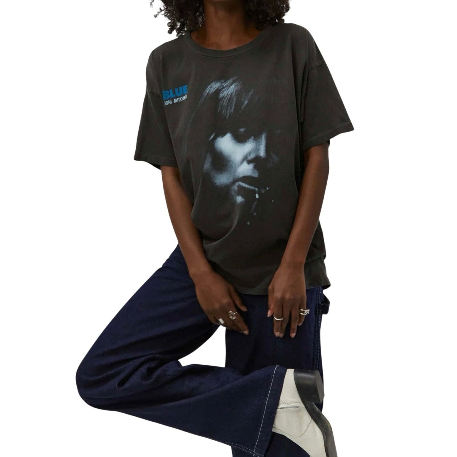 Daydreamer DAYDREAMER Joni Mitchell Blue Merch Tee Size M New with Tag Size M / US 6-8 / IT 42-44 - 2 Thumbnail