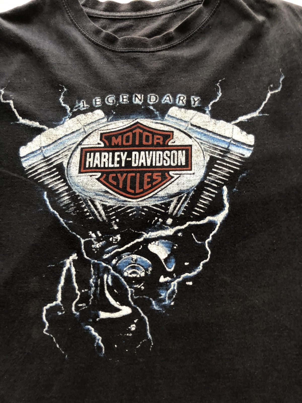 Vintage Vintage Harley Davidson t-shirt 90s y2k Size US L / EU 52-54 / 3 - 3 Thumbnail