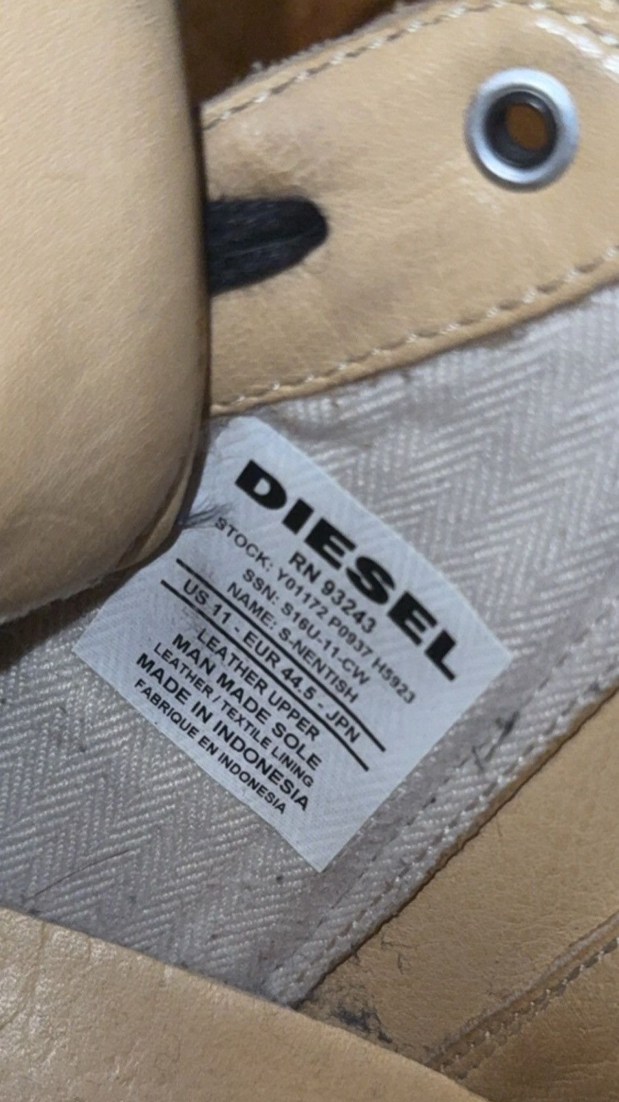 Diesel Diesel S-nentish Paisley Hi-tops Size US 11 / EU 44 - 5 Thumbnail