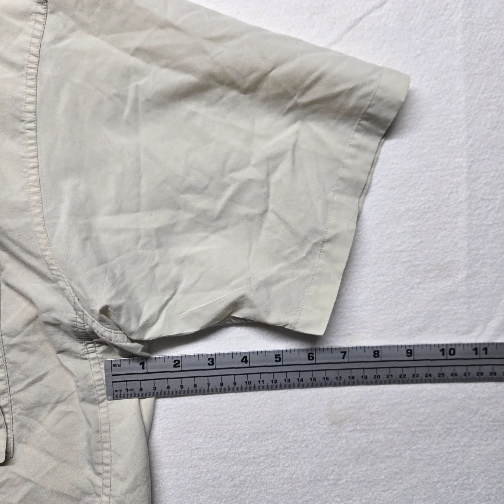 ExOfficio Exofficio Shirt Button-Up Adult Mens L Beige Short Sleeve Chest Pocket Everyday Casual Travel Shirt Size US L / EU 52-54 / 3 - 5 Thumbnail