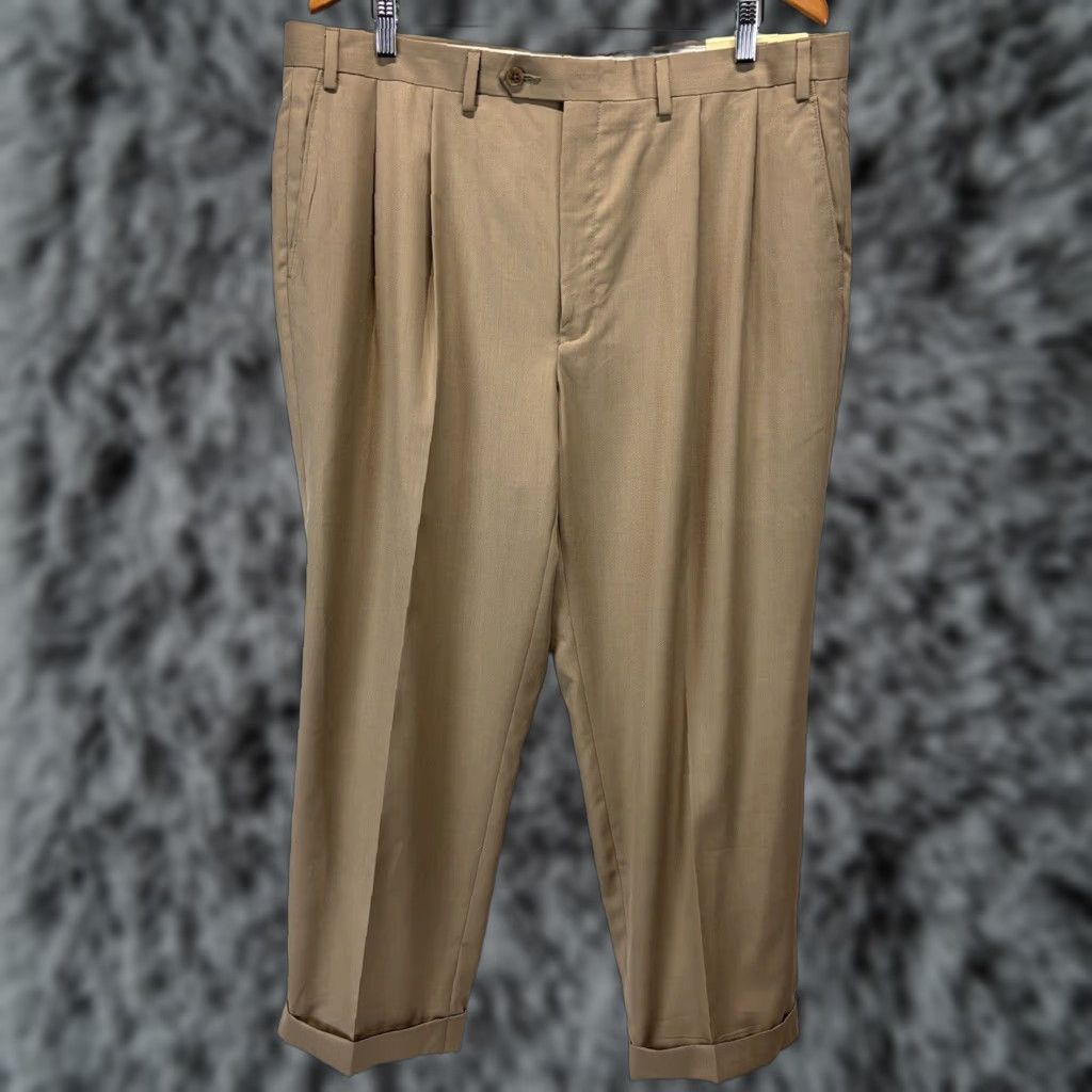Ralph Lauren NEW! Lauren Ralph Lauren Dress Pants Sz 40x32 Mens Tan Cuff Pleated Size US 40 / EU 56 - 1 Thumbnail