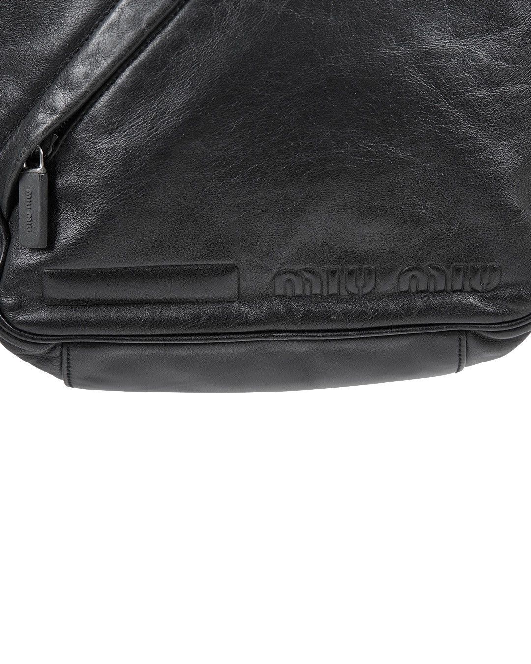 Miu Miu Miu Miu S/S2000 Black Leather Bowling Bag Size ONE SIZE - 6 Thumbnail