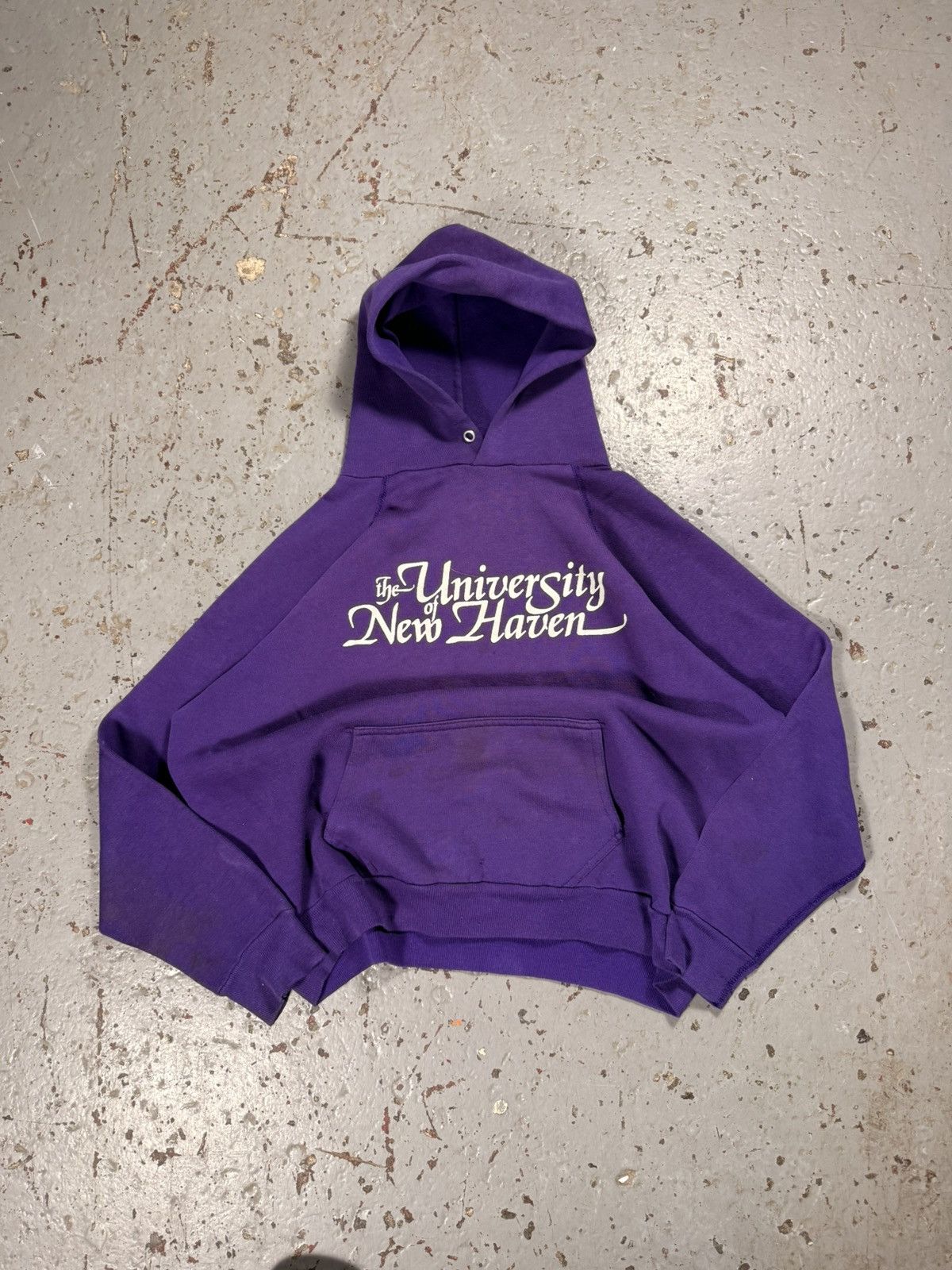 Tultex Vintage Tultex University Of New Haven Hoodie Sweater Size US S / EU 44-46 / 1 - 1 Thumbnail