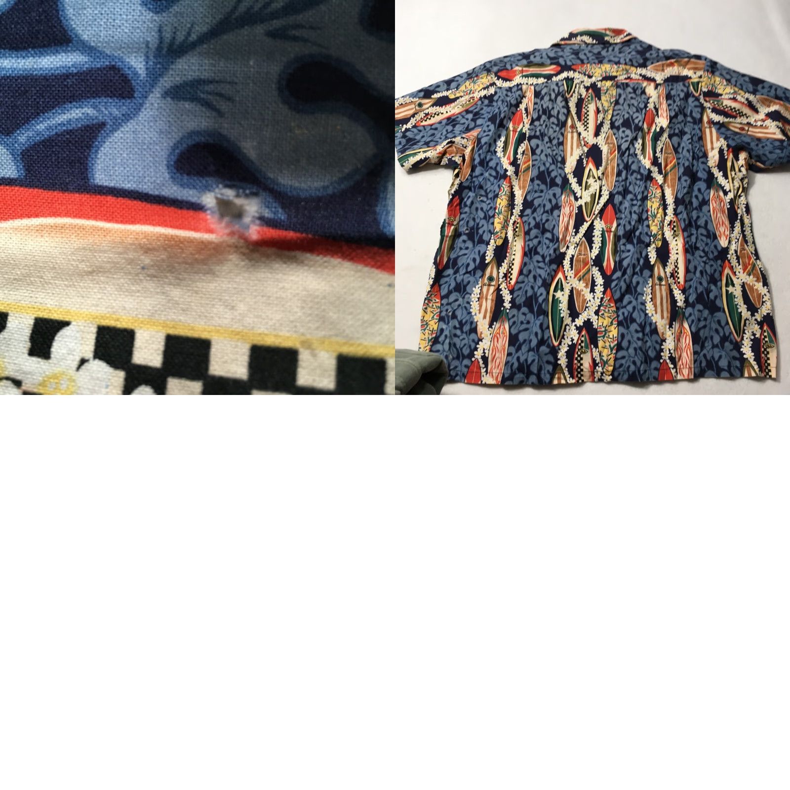 Vintage VINTAGE RJC Hawaiian Shirt Mens 2XL SURFER Lightweight distressed needs repairs Size US XXL / EU 58 / 5 - 8 Thumbnail