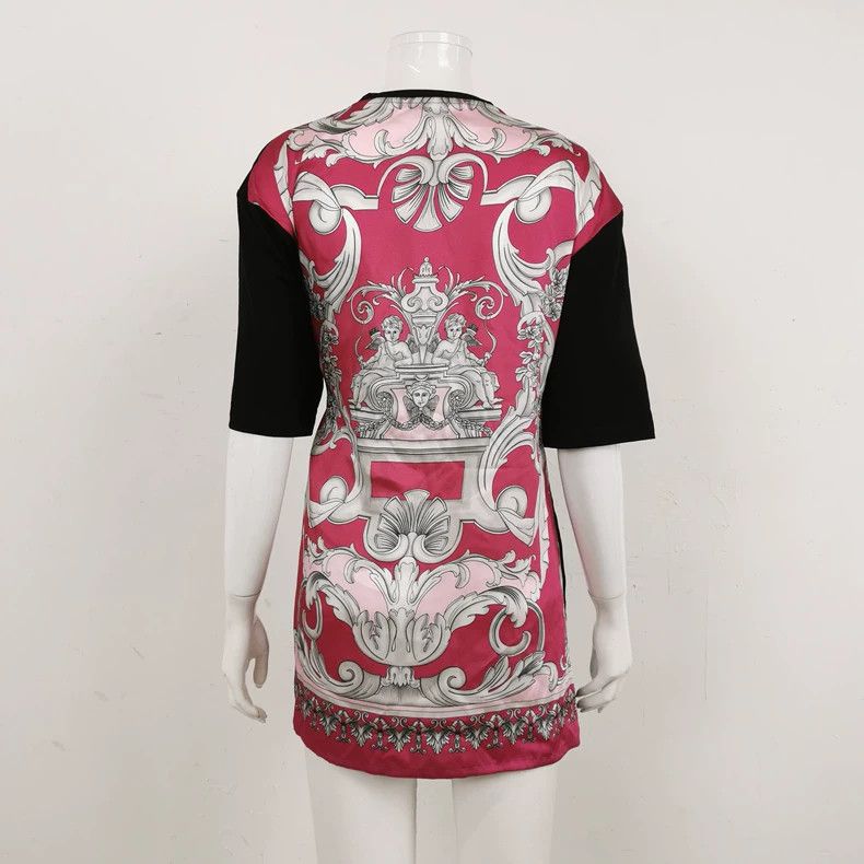 Versace Versace Cotton monogram logo crew neck dress Size XS / US 0-2 / IT 36-38 - 2 Thumbnail