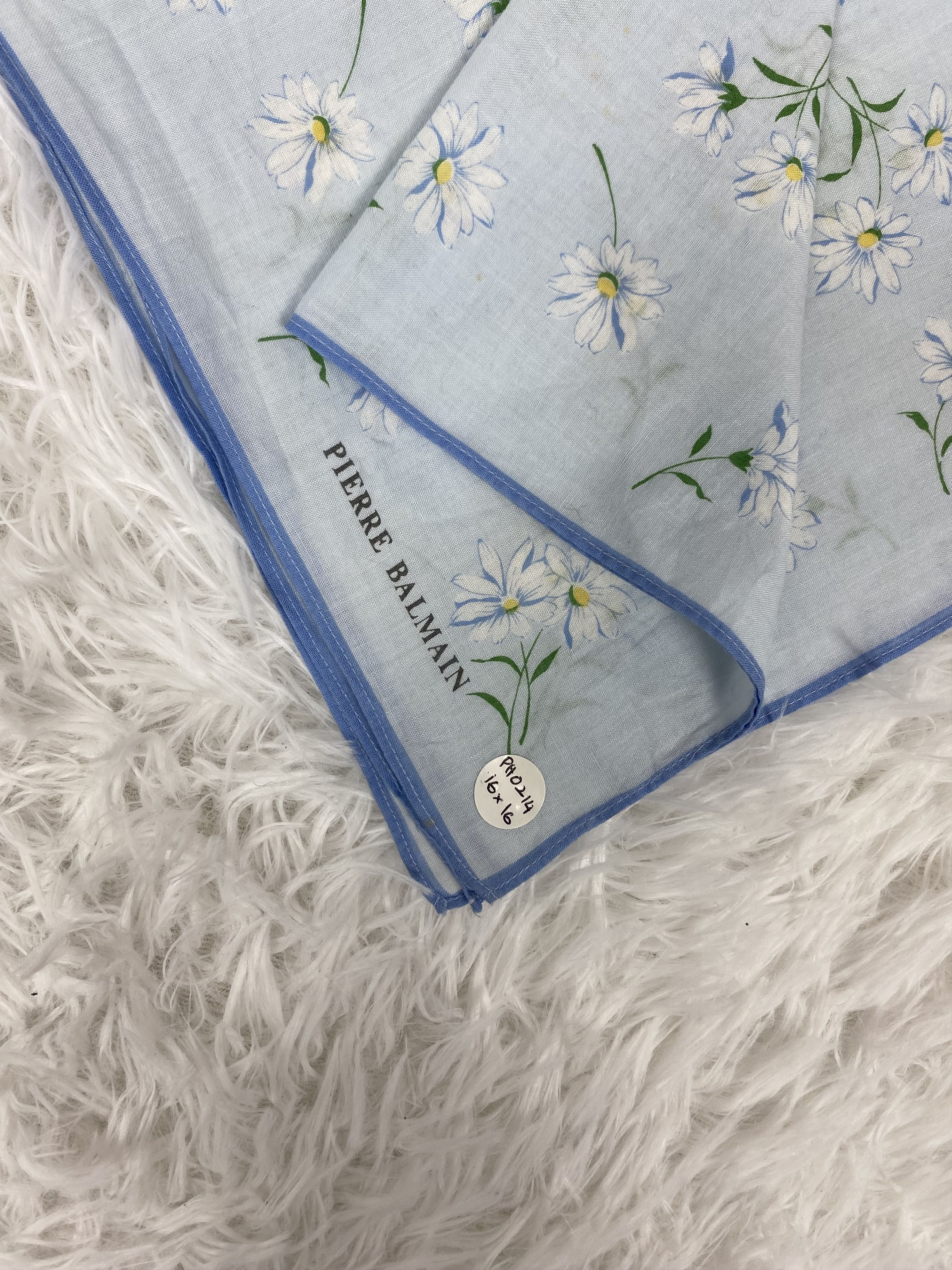 Pierre Balmain × Vintage Vintage Pierre Balmain Handkerchief Neckerchief PH0214 Size ONE SIZE - 2 Thumbnail
