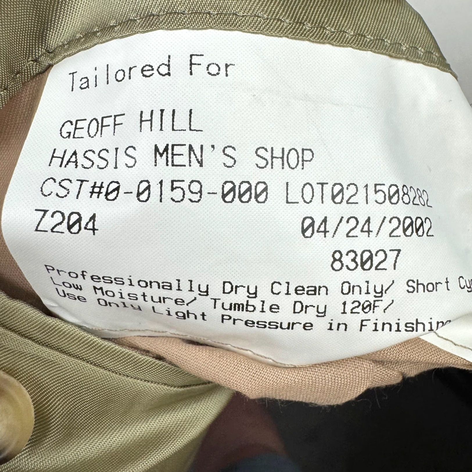 Vintage Hickey Freeman Blazer Men 44S Cashmere Gray/Brown 2-Button Notch Lapel Dry Clean Only Formal Business Jacket Size 44R - 6 Thumbnail