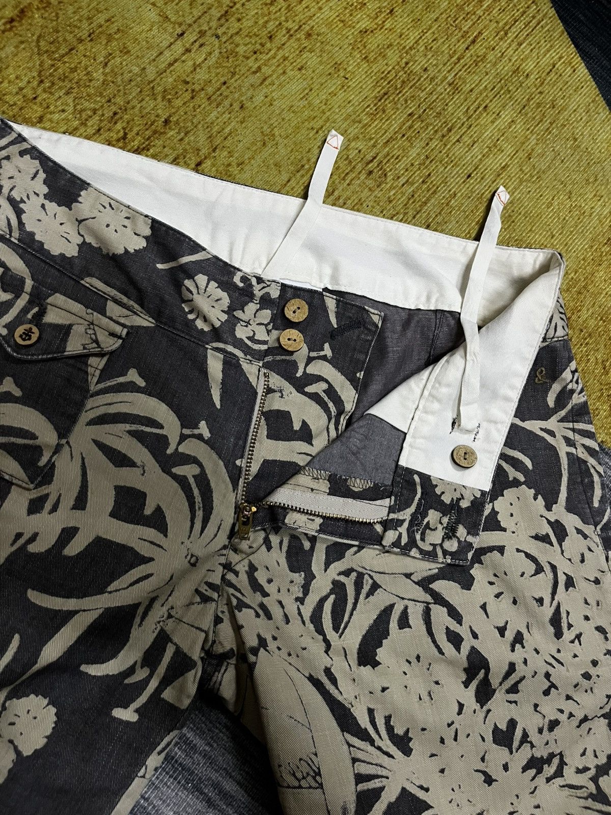 45rpm 2000s aloha motif shorts #D3 Size US 31 - 6 Thumbnail