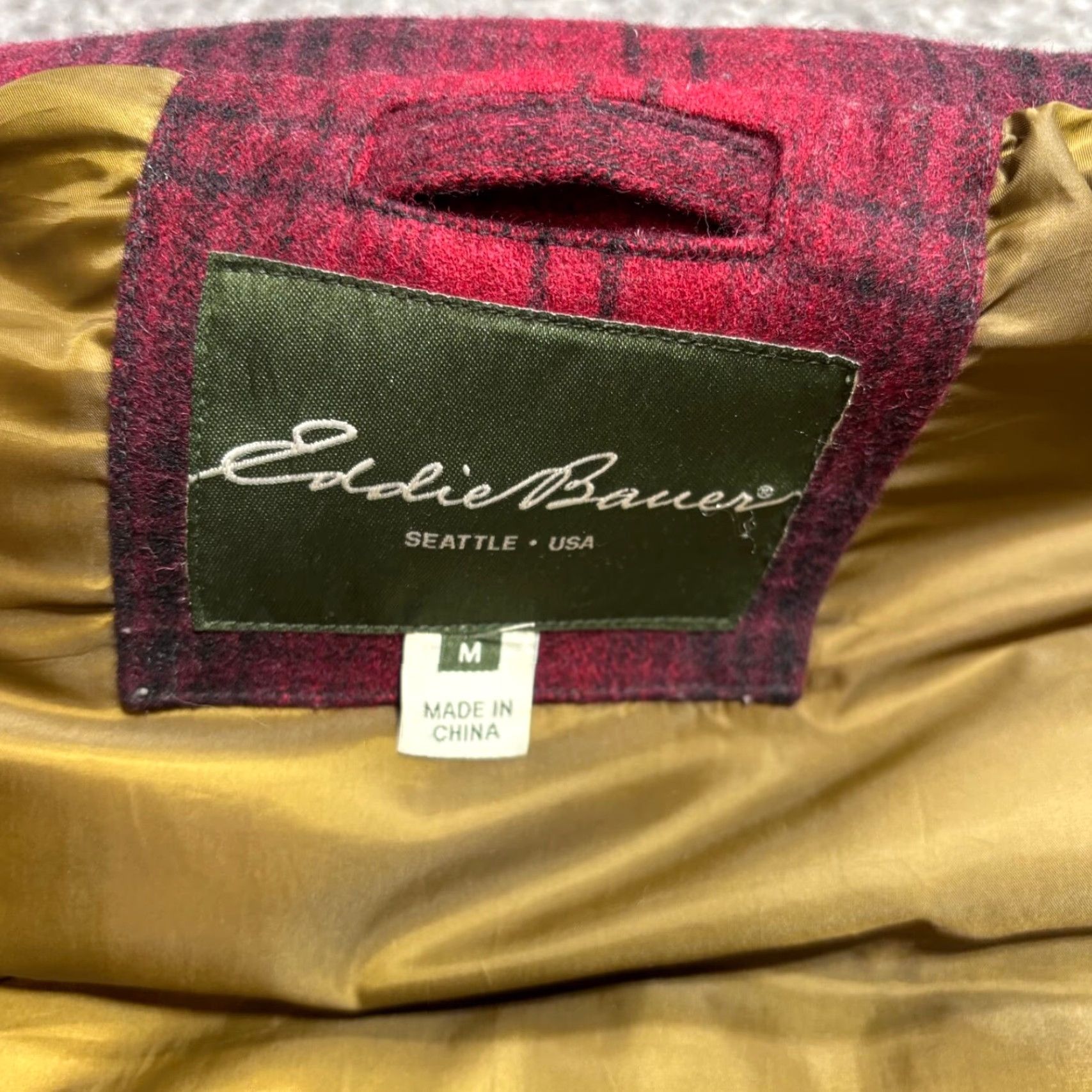 Eddie Bauer Eddie Bauer 1936 Skyliner Down Hunting Vest Mens M Red Plaid Full Zip EB550 Vest Size US M / EU 48-50 / 2 - 6 Thumbnail