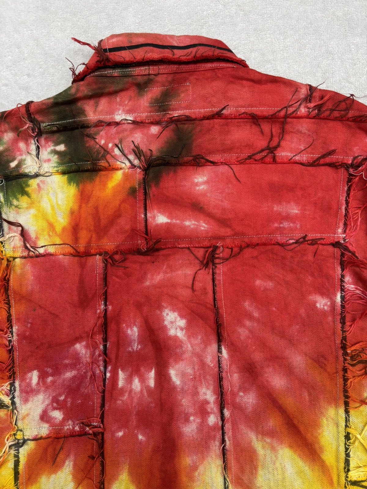 NEXUSVII Rare NexusVII x Psychopath Deconstructed Denim Jacket Size US XL / EU 56 / 4 - 13 Thumbnail