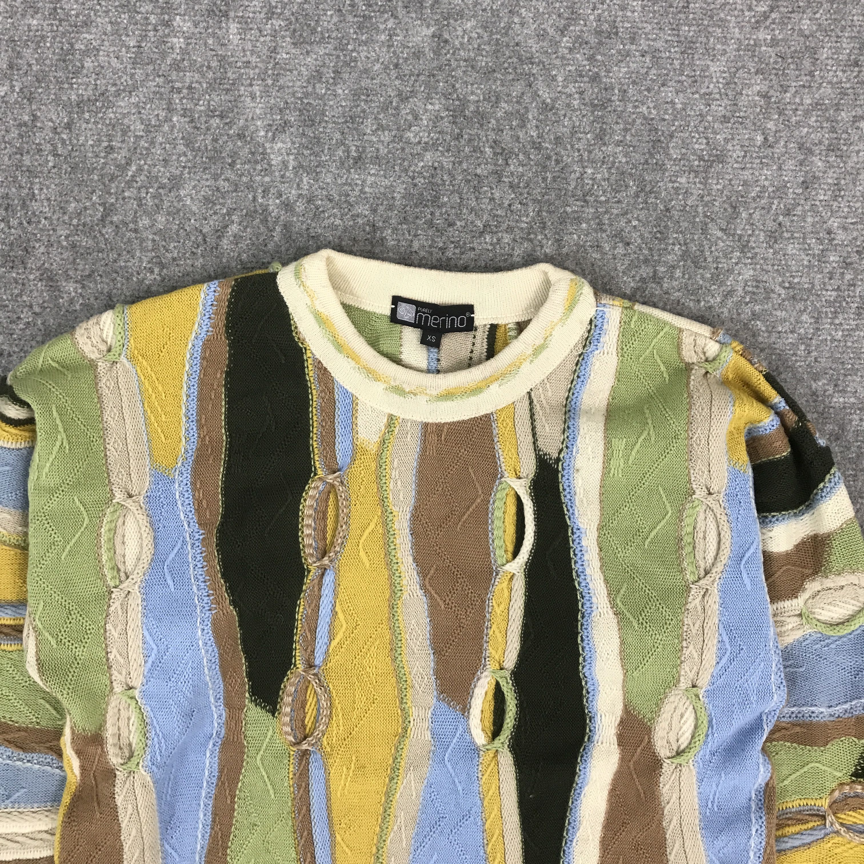 Aran Isles Knitwear × Japanese Brand × Unbound Merino MERINO KNITWEAR COOGI STYRL DESIGN KNITWEAR Size US XS / EU 42 / 0 - 3 Thumbnail