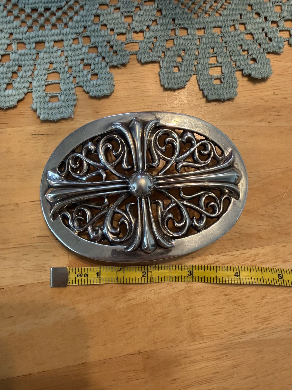 Chrome Hearts Chrome Hearts Oval Buckle XXL Size ONE SIZE - 8 Thumbnail