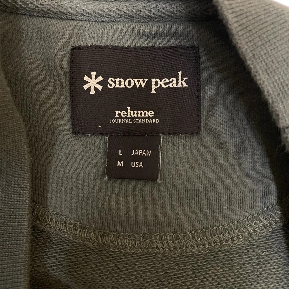 Snow Peak Logo Drop Shoulder Sweatshirt Size US L / EU 52-54 / 3 - 4 Thumbnail