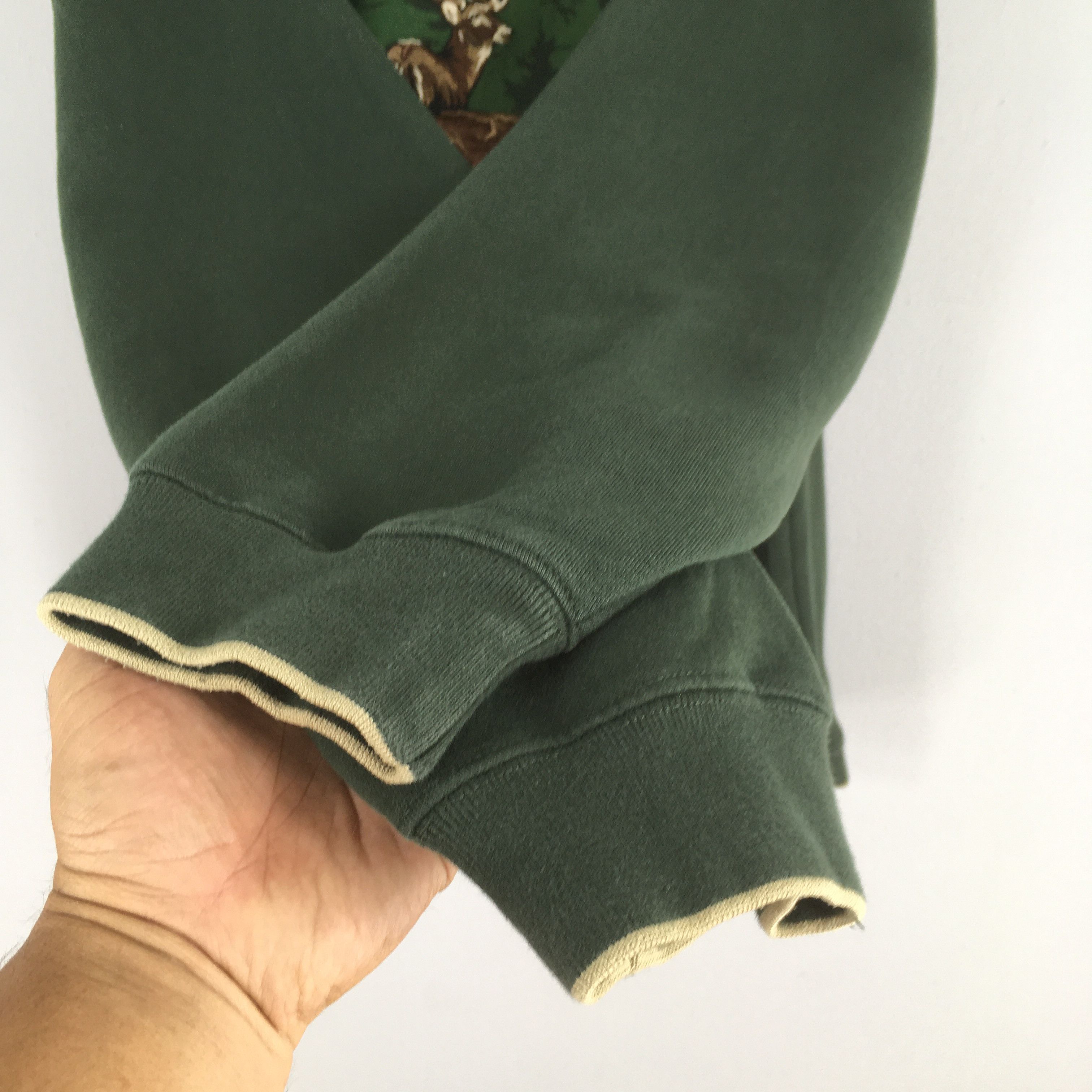 Croft & Barrow Vintage Croft & Barrow Deer Green Sweatshirt XLarge Size US XL / EU 56 / 4 - 4 Thumbnail