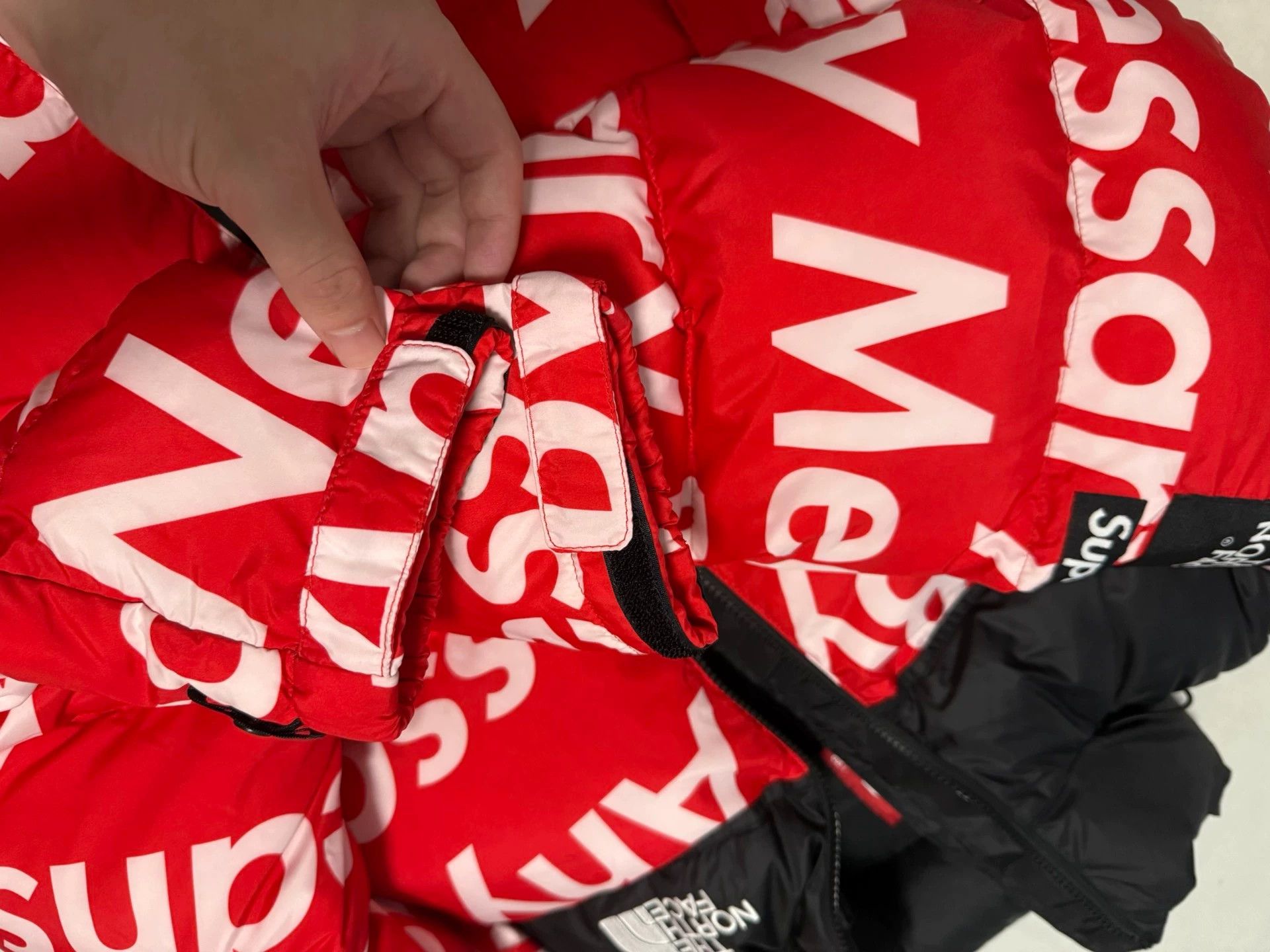 Supreme Supreme TNF by any means Red Puffer Jacket Size S Size US S / EU 44-46 / 1 - 6 Thumbnail