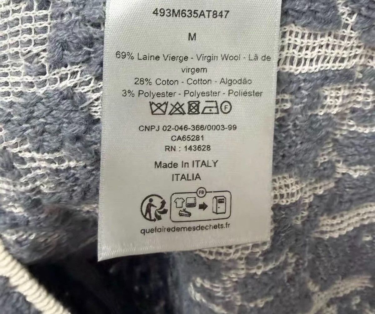 Dior Dior Blue And White Zipper Sweater Size US M / EU 48-50 / 2 - 5 Thumbnail