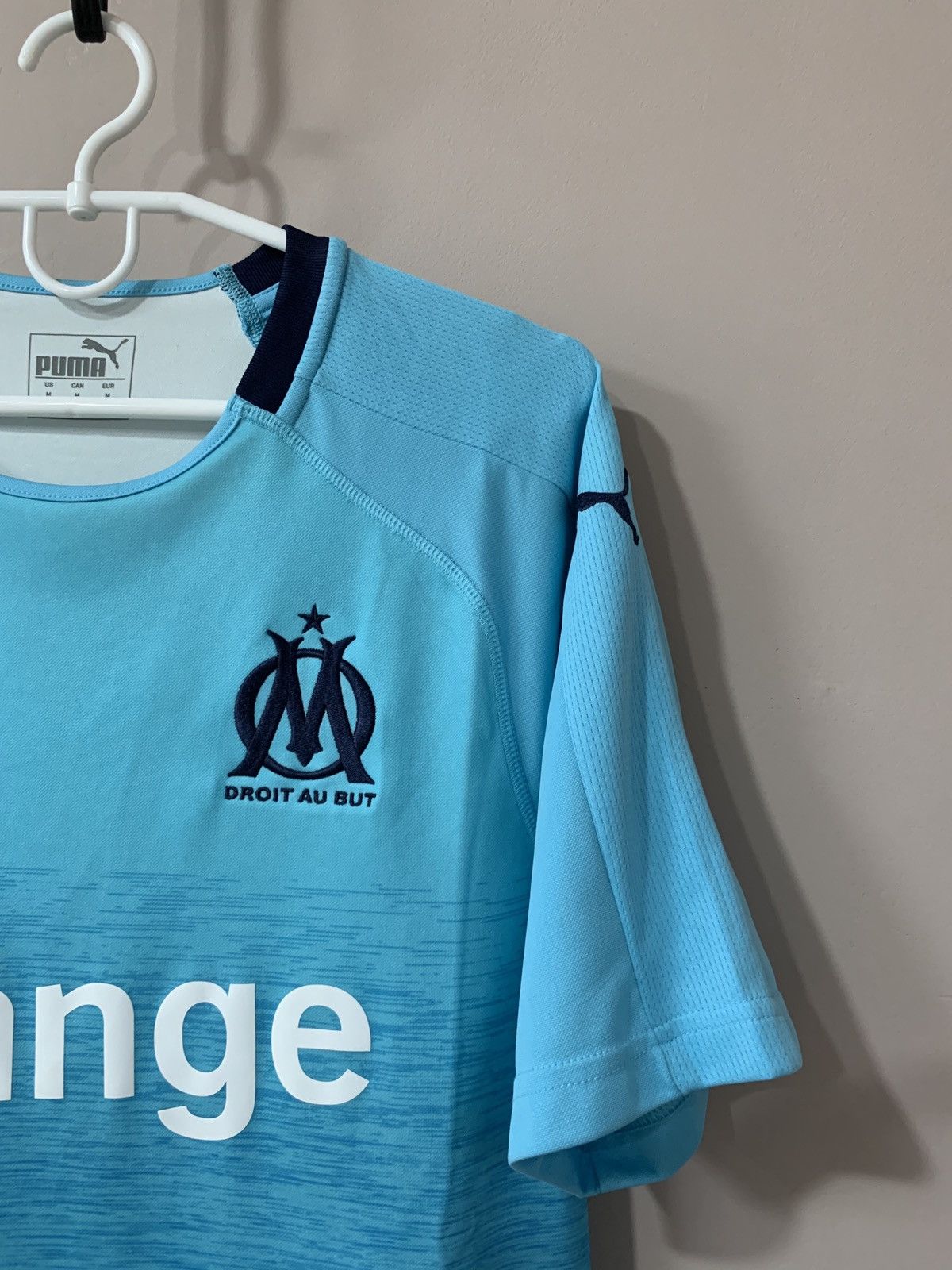 Puma Olympique Marseille 2018 Away Football Shirt Puma Soccer Size US M / EU 48-50 / 2 - 4 Thumbnail