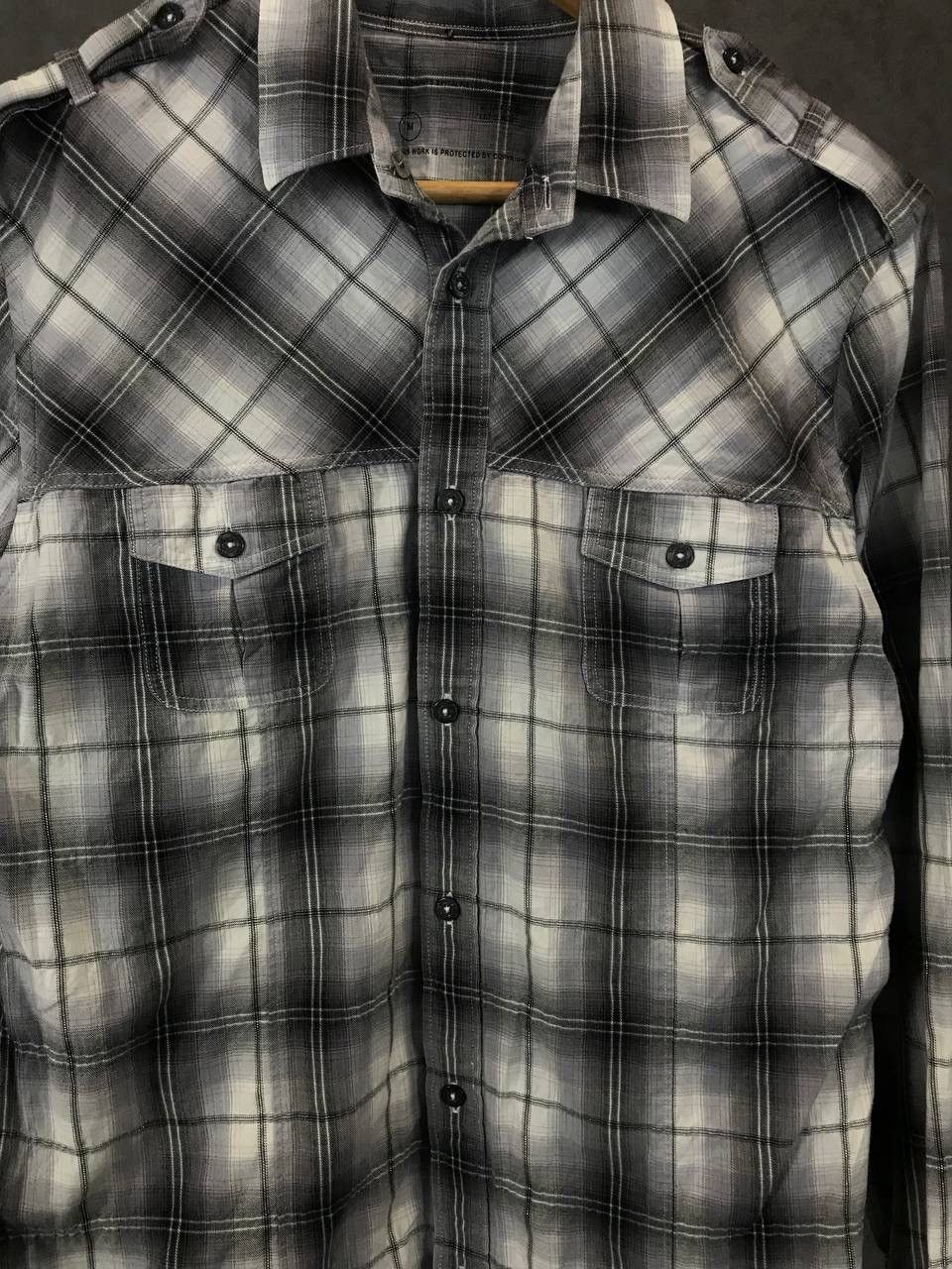 Allsaints Allsaints vintage designer logo shirt Size US M / EU 48-50 / 2 - 3 Thumbnail