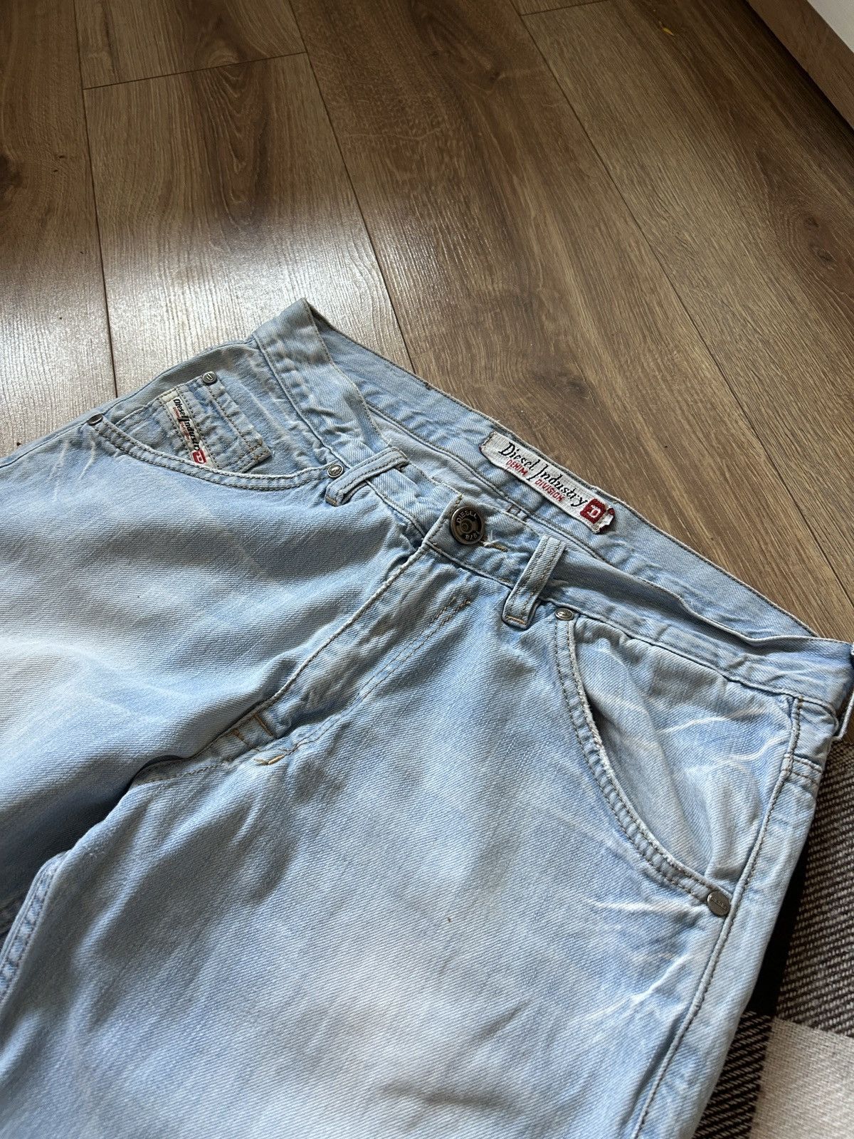 Diesel × Vintage Vintage Diesel washed denim distressed jeans mens y2k Size US 34 / EU 50 - 5 Thumbnail