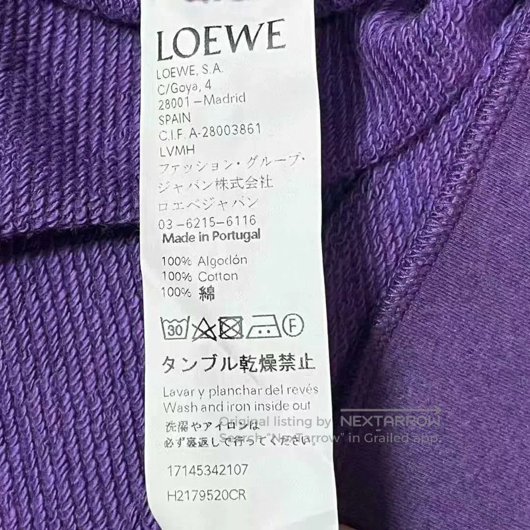 Loewe Loewe Purple Long Sleeve Logo Sweater. Size US M / EU 48-50 / 2 - 5 Thumbnail