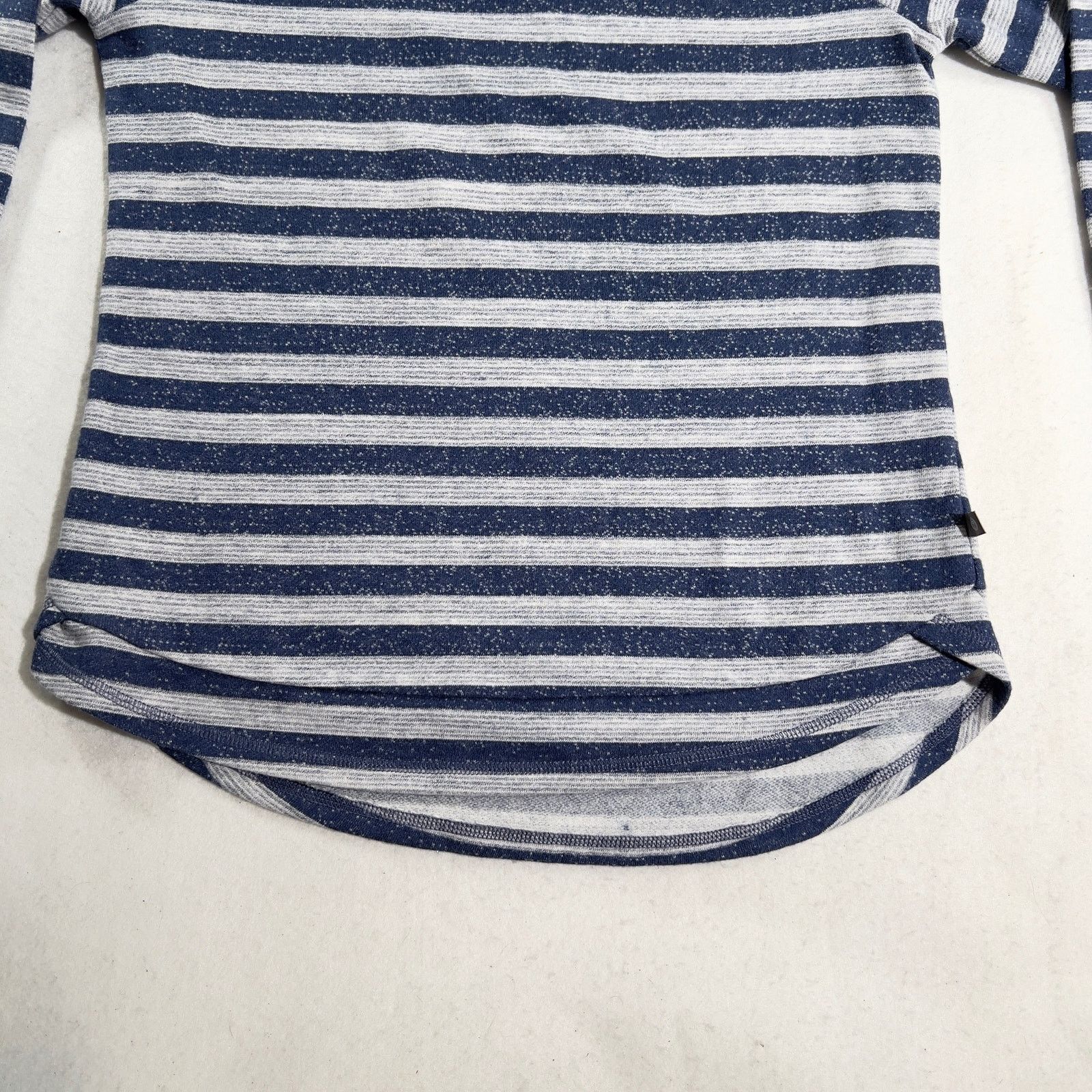 Robert Talbott T by Talbots Sweater Woman XS Boat Neck Blue Grey Stripe Size XS / US 0-2 / IT 36-38 - 6 Thumbnail