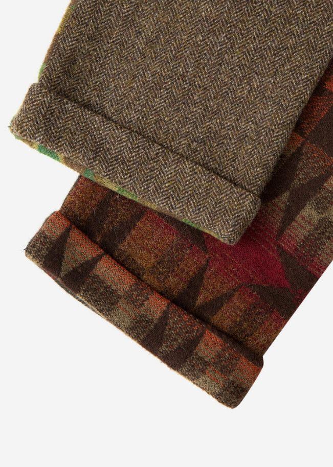 Monitaly Monitaly ANGLED PATCHWORK WOOL PANT Size US 32 / EU 48 - 5 Thumbnail