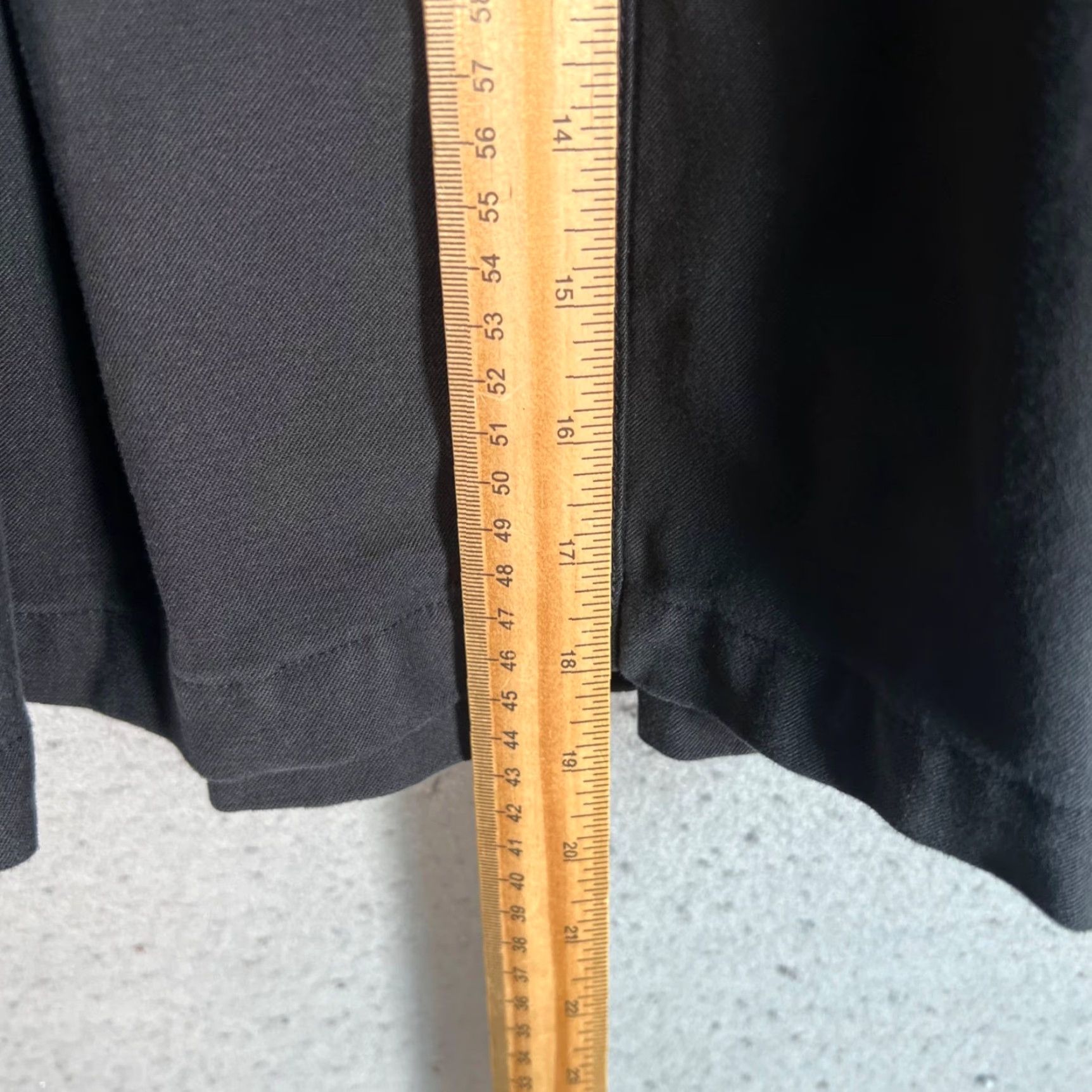 Vintage WILFRED FREE Skirt Womens 2 Black Pleated Short Cotton Lyocell Mini Dresswear S2 Black Womens Size 26" / US 2 / IT 38 - 7 Thumbnail