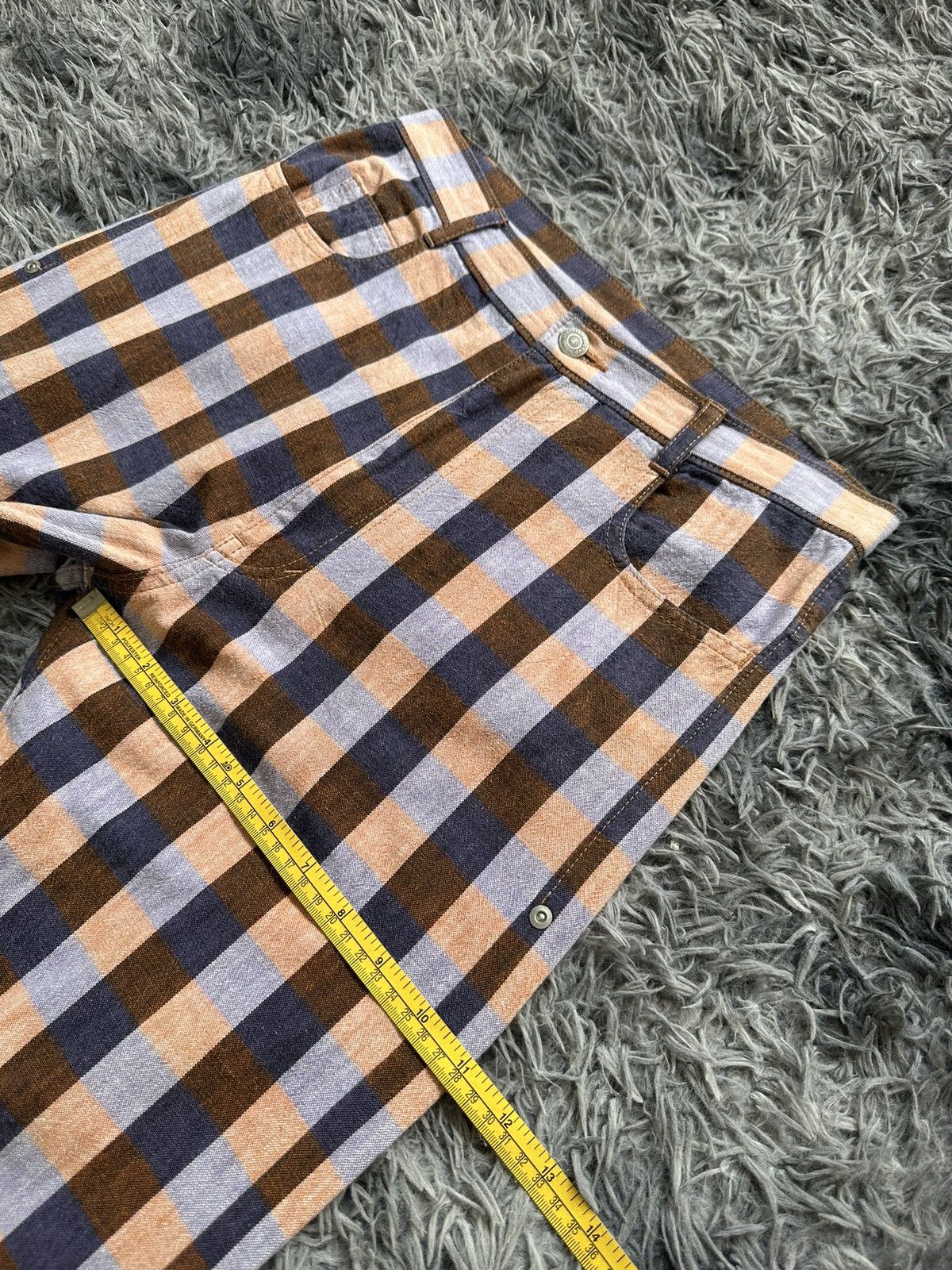 mercibeaucoup S/S2009 Mercibeaucoup plaid denim pants Size US 30 / EU 46 - 12 Thumbnail