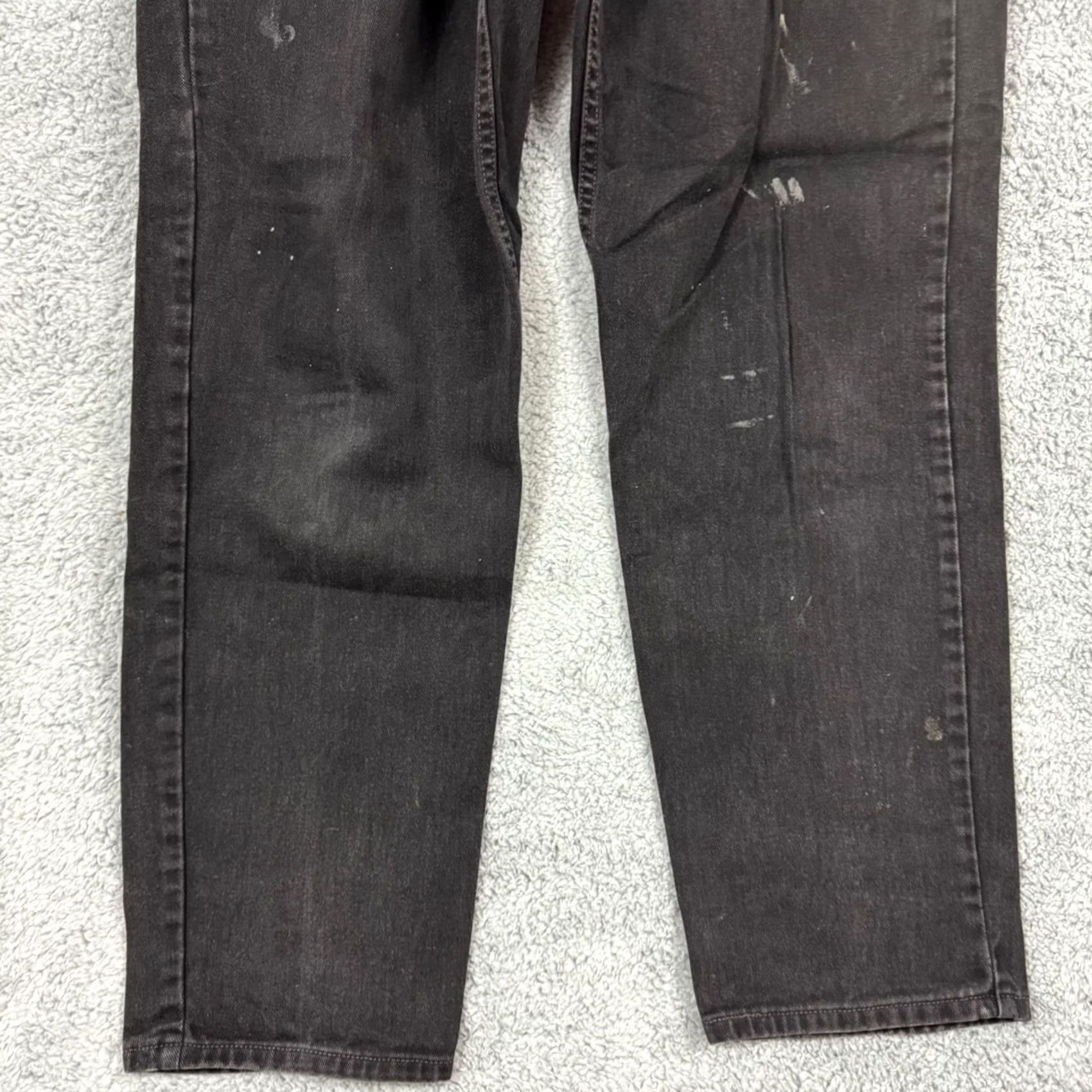 Levi's Vintage Levi'S 550 Jeans - 90s USA Mens Fit 38x32 Black Denim Size US 38 / EU 54 - 3 Thumbnail