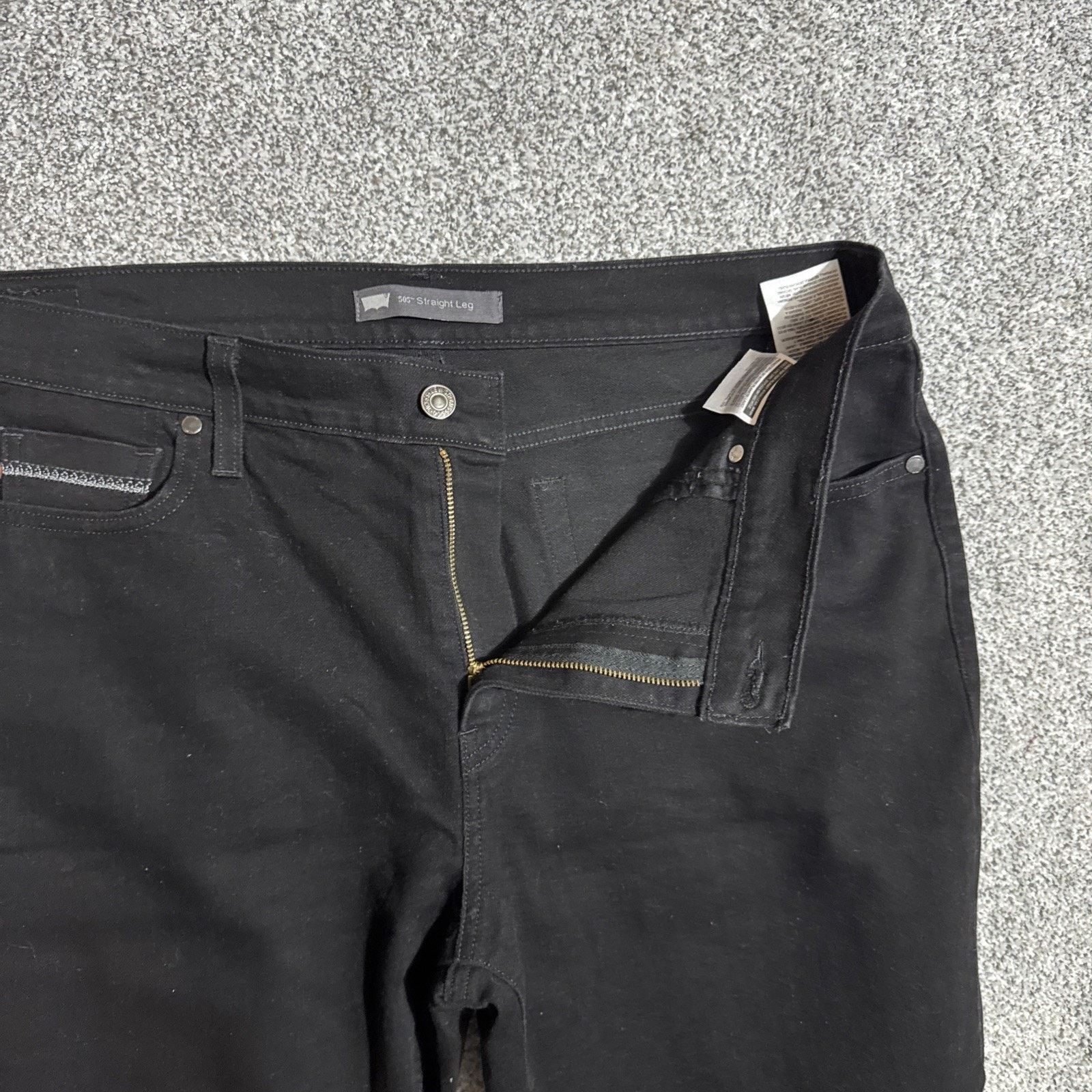 Levi's Levis 505 Jeans Women Size 16S 33x30 Straight Leg Streetwear Size 38" / US 16 / IT 52 - 9 Thumbnail
